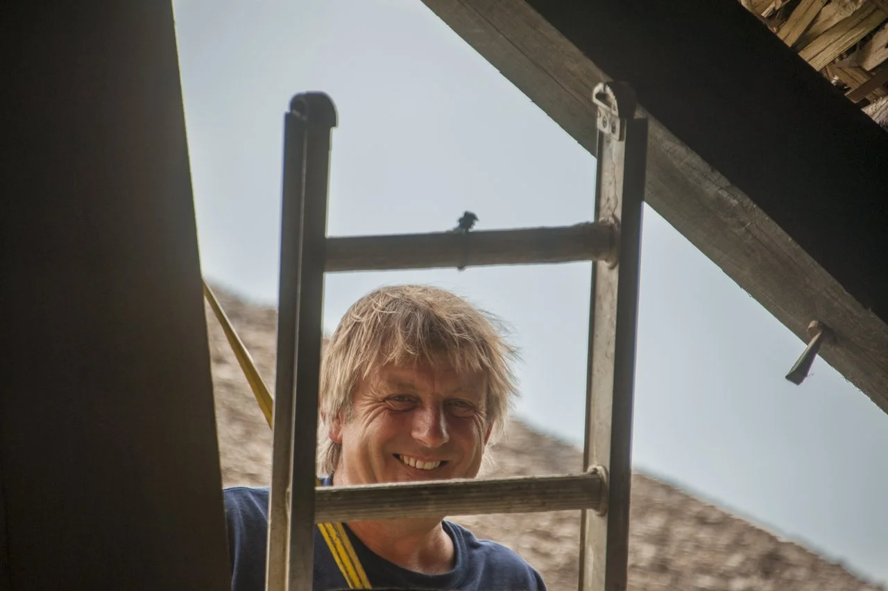 Darren on Ladder (Eleanor Sopwith).jpg