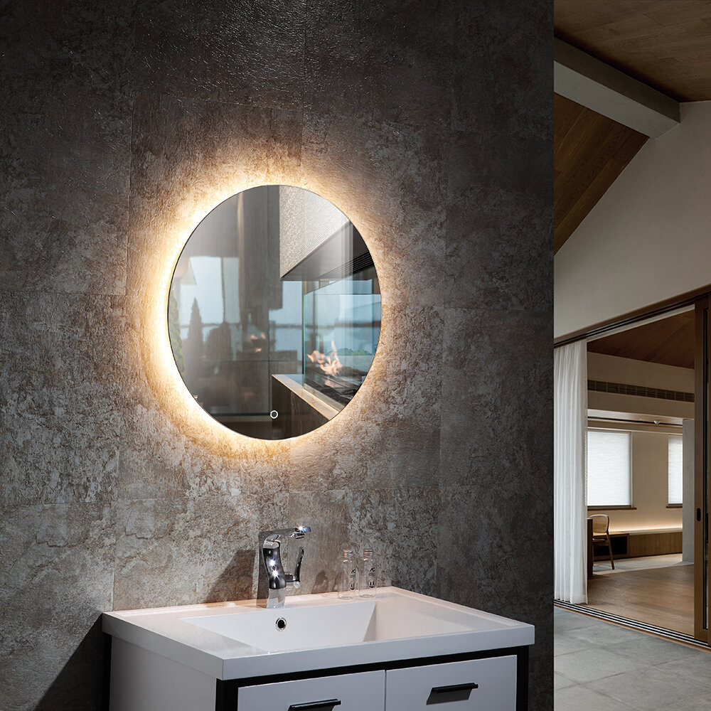 Guide To Backlit Led Mirrors Shannon, Illuminated Mirrors For Bathrooms