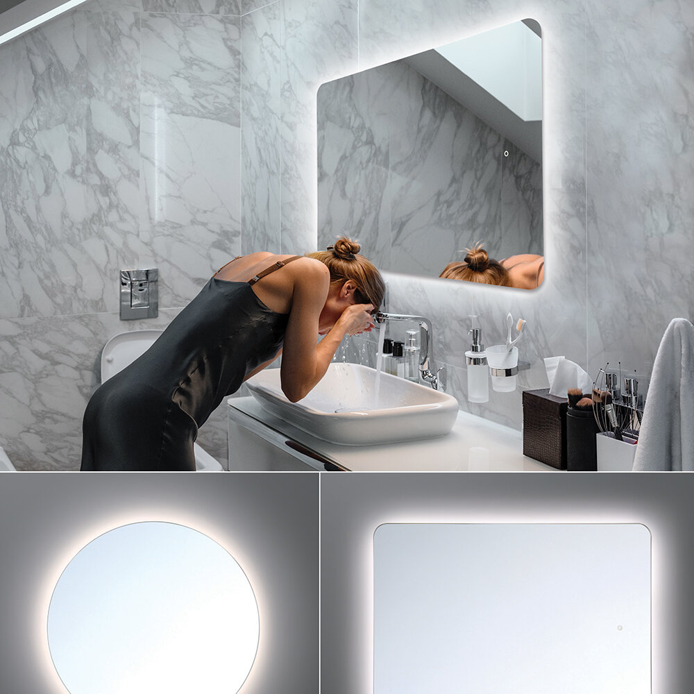 Are Bathroom LED Mirrors Good for Applying Makeup? – LEDMyPlace