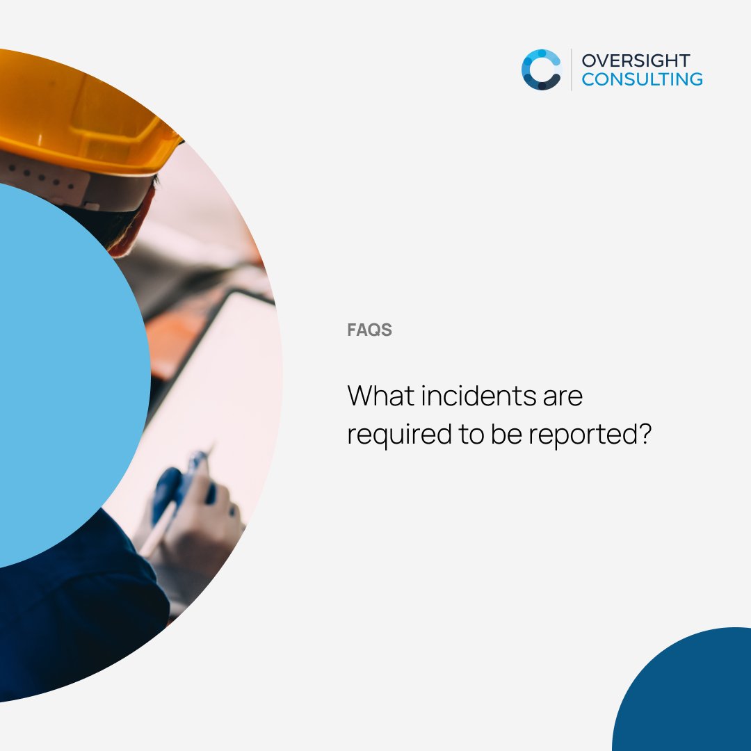 🦺 Do you know which incidents need to be reported to the Regulator? 🦺

Let's find out ➡️

#safety #workplacehealthandsafety #safetypractice #safetyculture #whs #safetymanagement #safetytraining #healthandsafety #safetyfirst #safety #ISO45001
