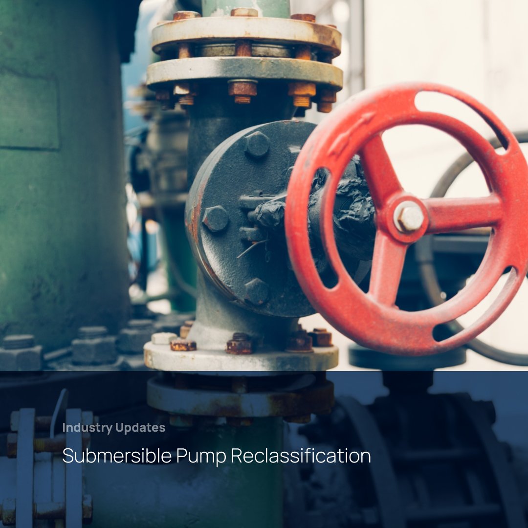 ⚠️ Industry Update ⚠️ 

Several recent electrical fatalities and injuries involving submersible pumps have triggered the reclassification of these items into the higher safety category of level 3 electrical equipment.

Do you need assistance in Quali