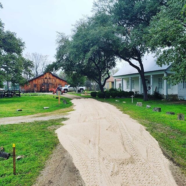 Thanks @brauntex materials inc for hooking us up with the materials we needed to fix our roads for Folkfest 2020! You guys rock! #newbraunfels #museumoftexashandmadefurniture #heritage #history #museum