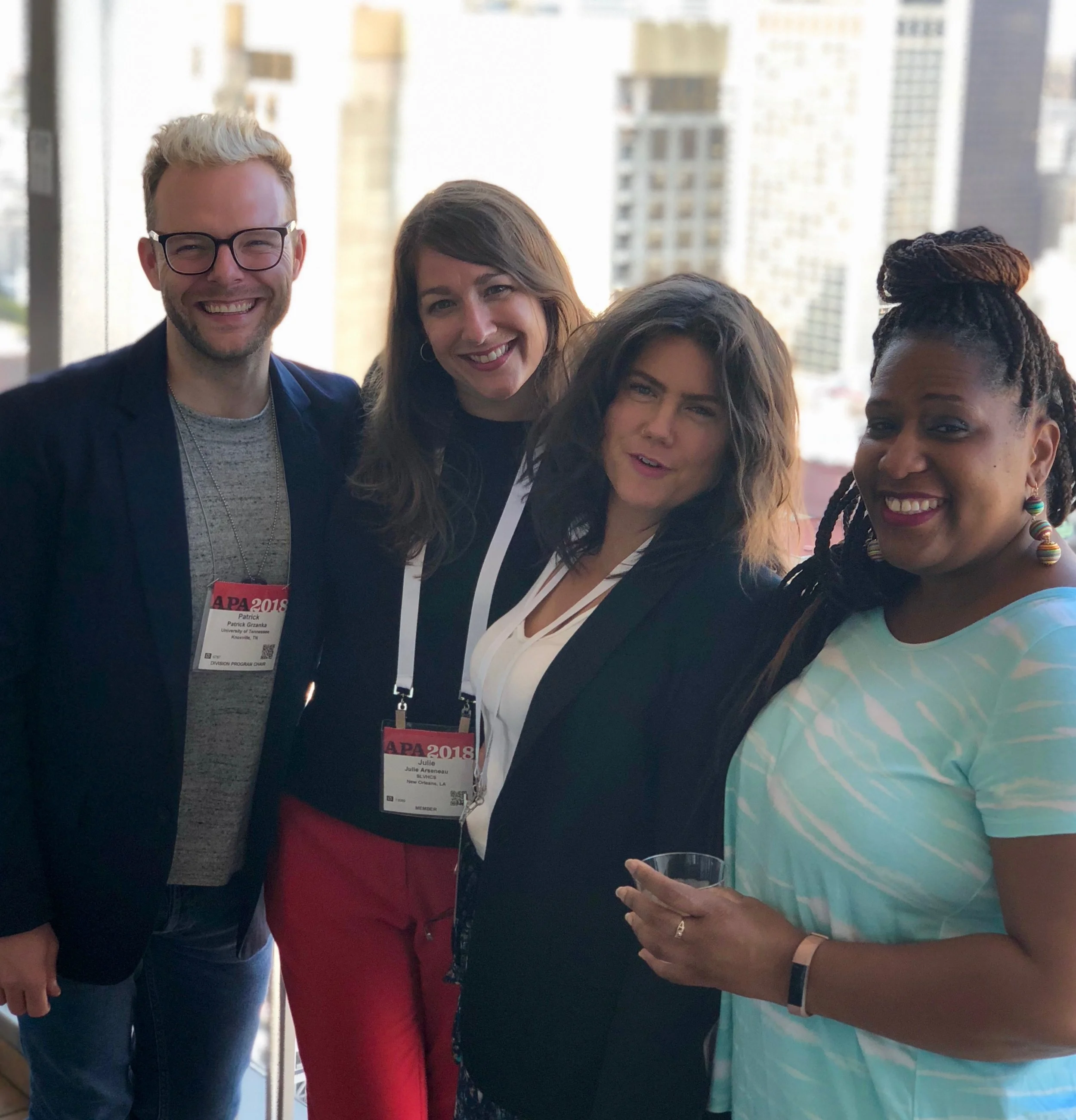 Grzanka with colleagues at the American Psychological Association 2018 annual convention in San Francisco.
