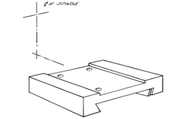 #10-298 – TAIL SUBPLATE Use with Standard Tail Slide #10-136.
