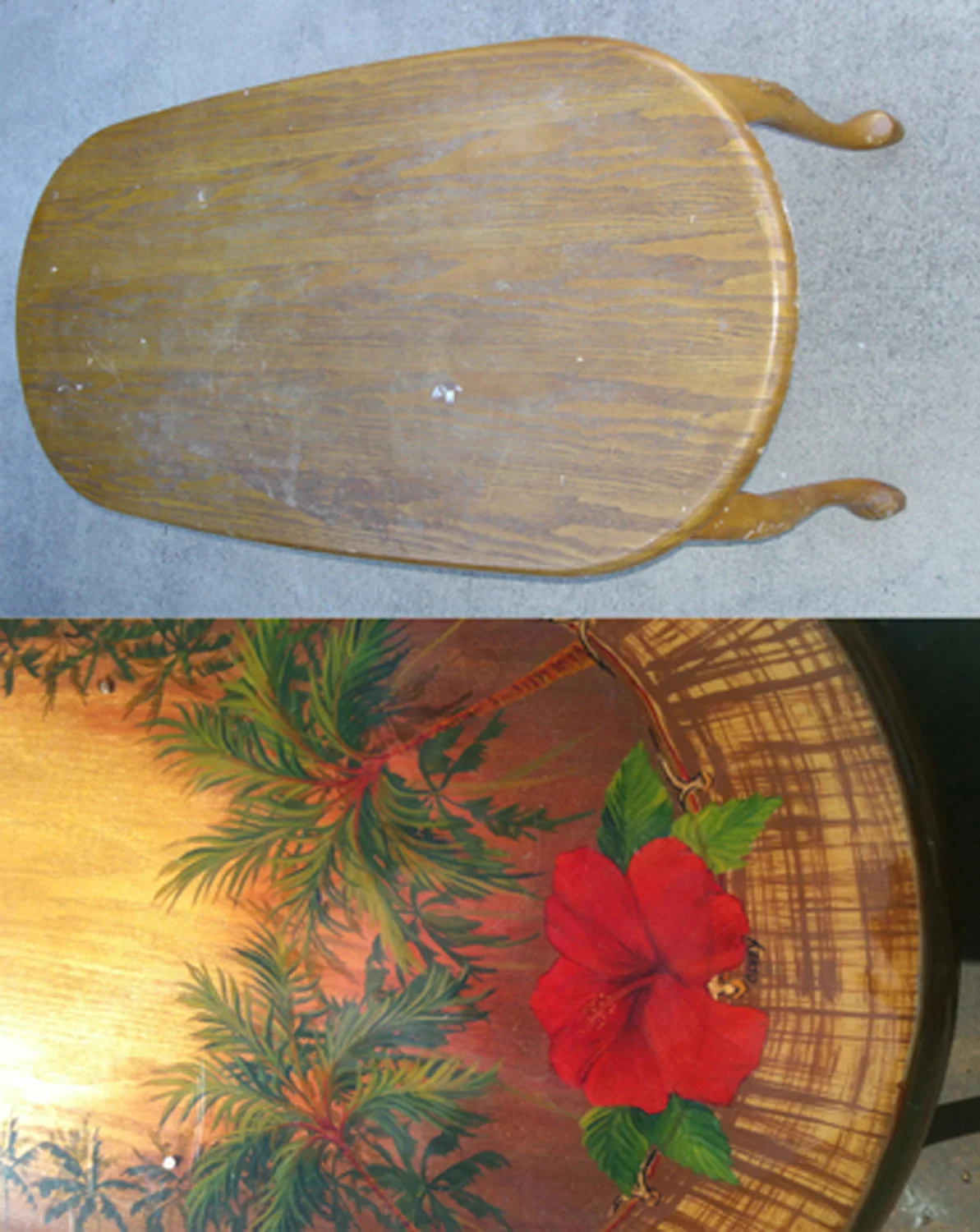 Hibiscus table before and after.jpg