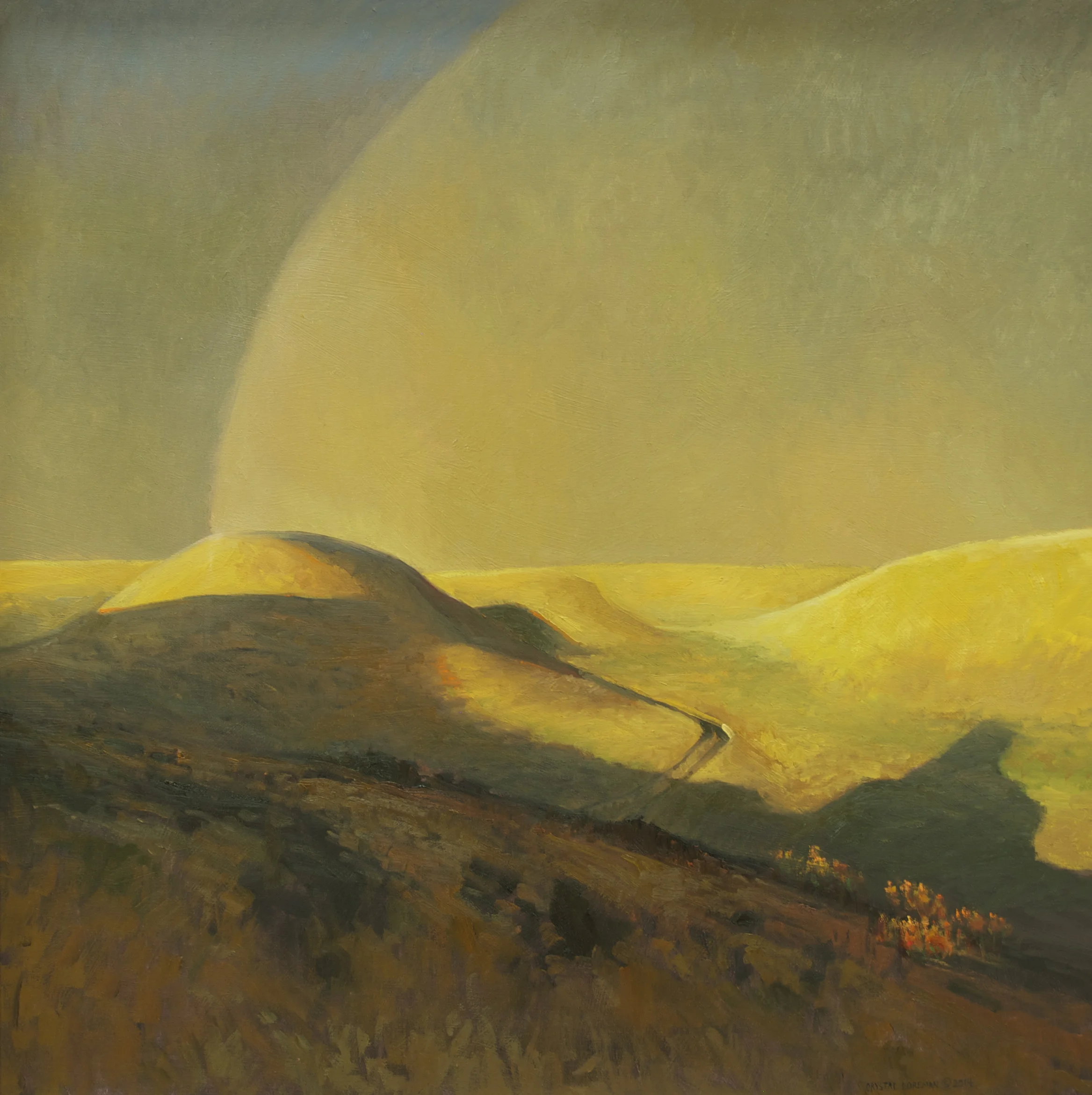 The Shadow of the Rainbow . 36x36 . SOLD