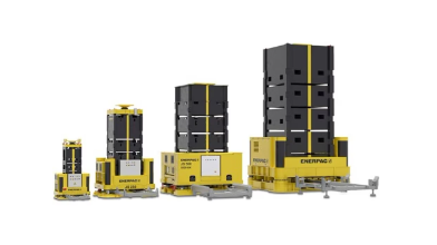 Enerpac jack-up heavy lifting system supplied by Northland Air Hydraulics
