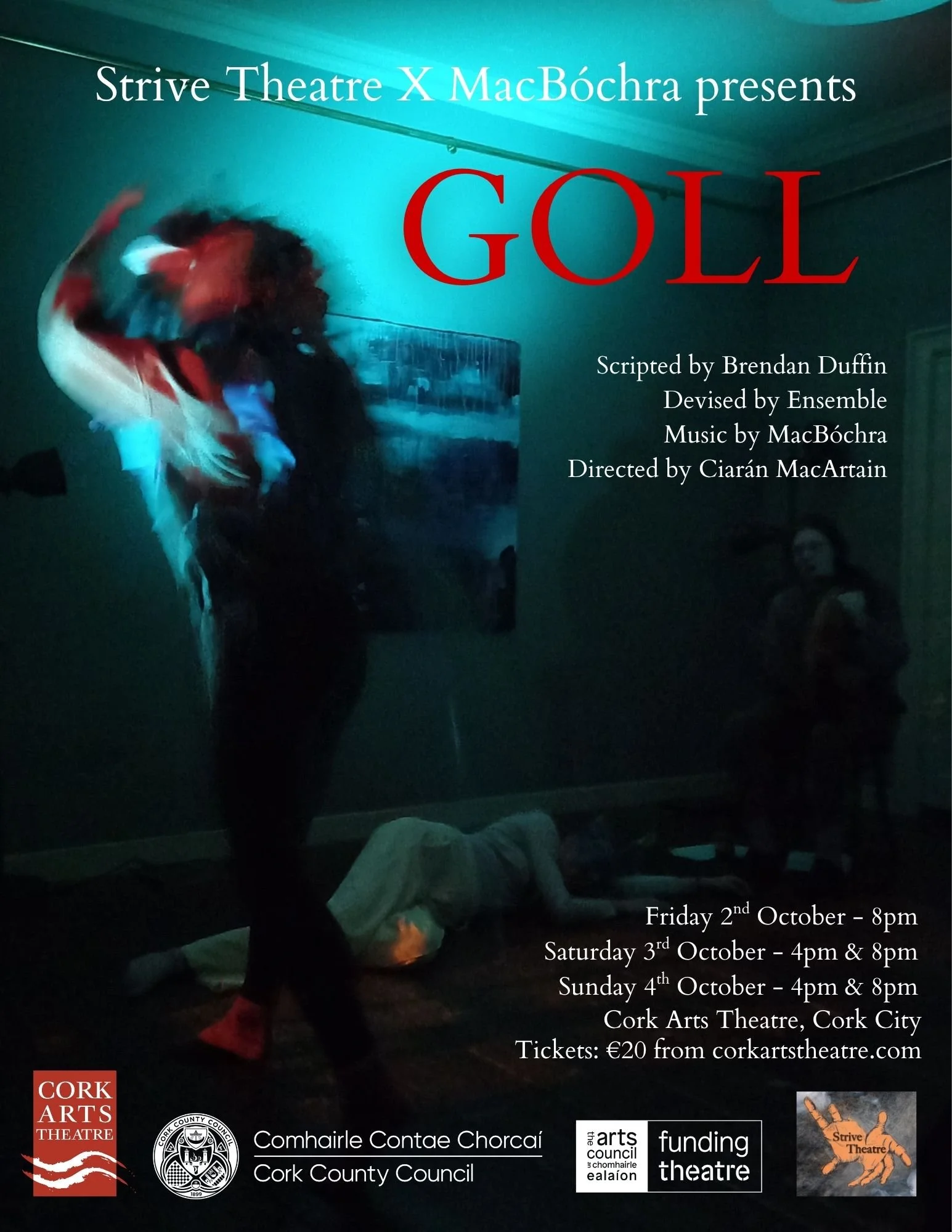 ***Show Announcement*** GOLL @ Cork Arts Theatre Oct. 2026