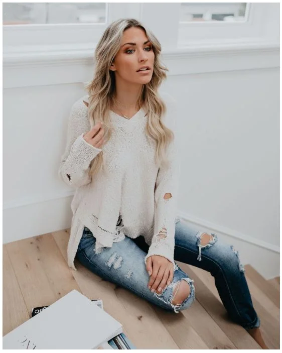 SANDBAR DISTRESSED KNIT SWEATER - SAND.JPG