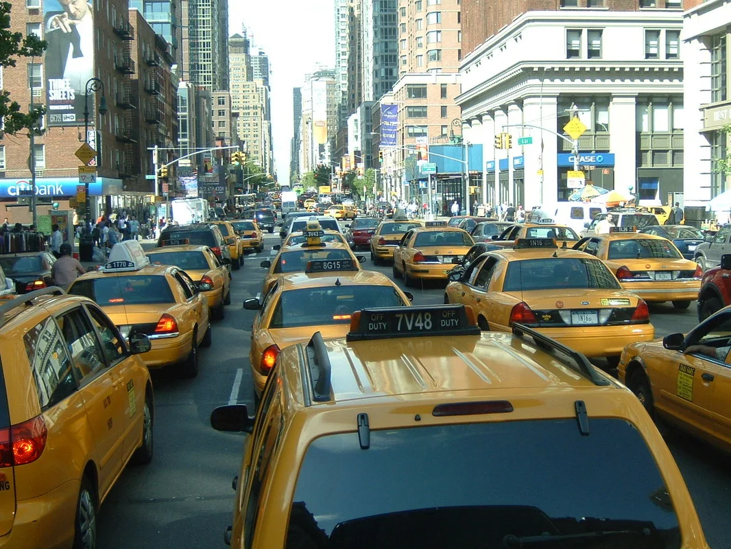 New York City Cabs…will we ever see an image like this again with companies like Uber and lyft taking over???