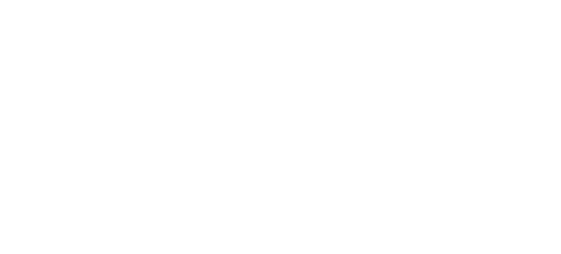 Line drawing of two cartoon characters with skull faces and big eyes, holding onto a horizontal bar, one with curly hair and the other with straight hair. This illustration is by Andrea Pappas and represents her and her twin sister.