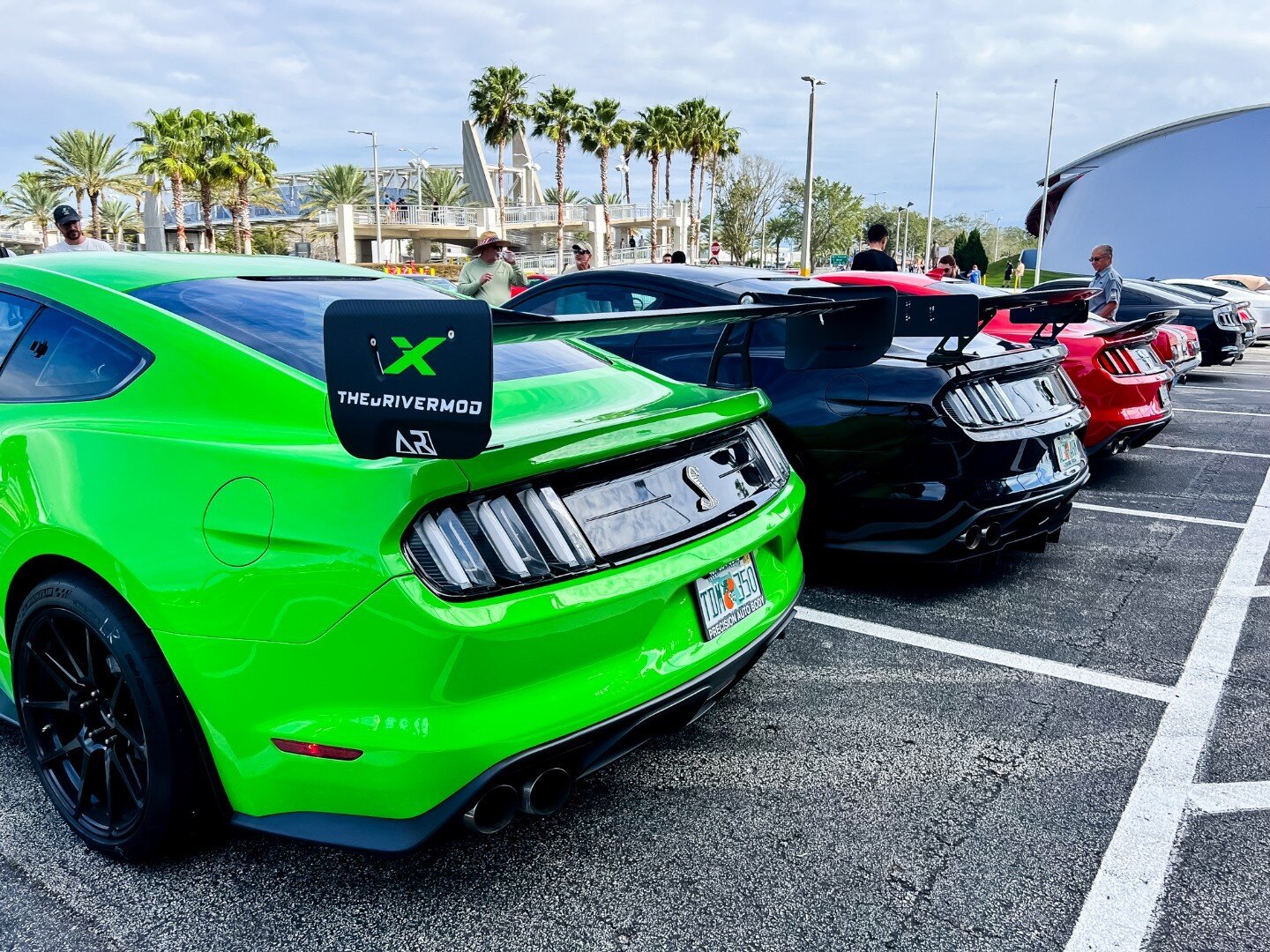 Embracing the speed and style of #TailLightTuesday in Daytona a few weekends ago for the Rolex 24 at Daytona! 🌟 Our Mustangs stole the show, just like our Soler Performance upgrades steal the spotlight on the streets. From Throttle Bodies to Throttl