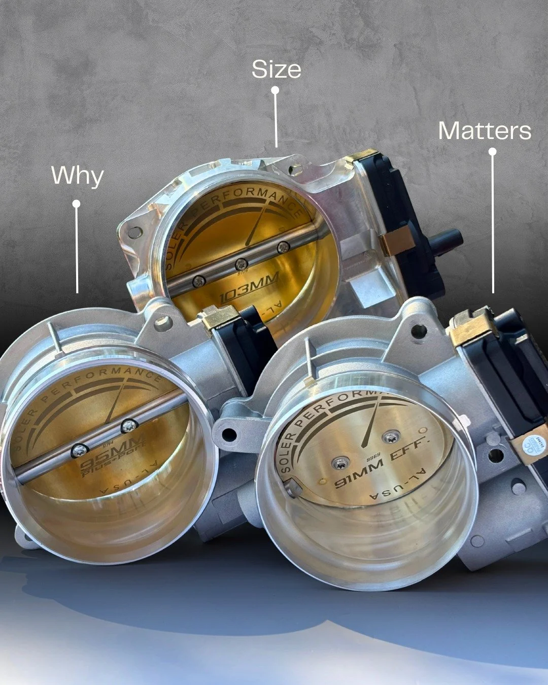 Why does throttle body size matter? ⚡

Because airflow is power, and matching the right size to your build is the difference between restriction and response.

Swipe through to see how throttle body sizing impacts performance, and why Soler Performan
