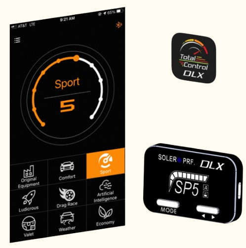 SE0302-TC DLX Bluetooth® Throttle Controller for Dodge, RAM, Jeep
