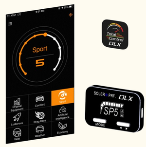 SE0525-TC DLX Bluetooth® Throttle Controller: Corvette 7/8, Camaro