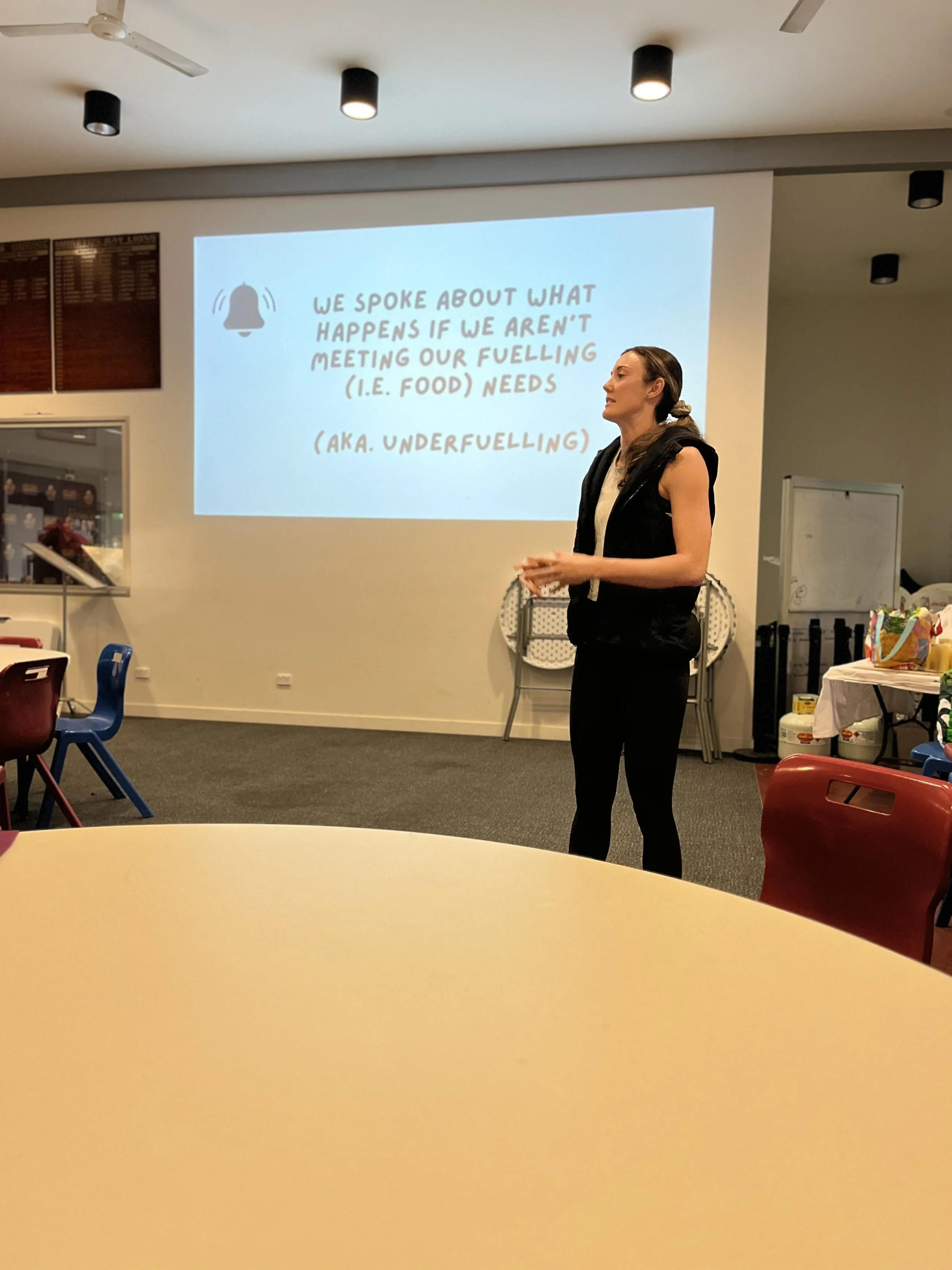 Presenting for an AFL club