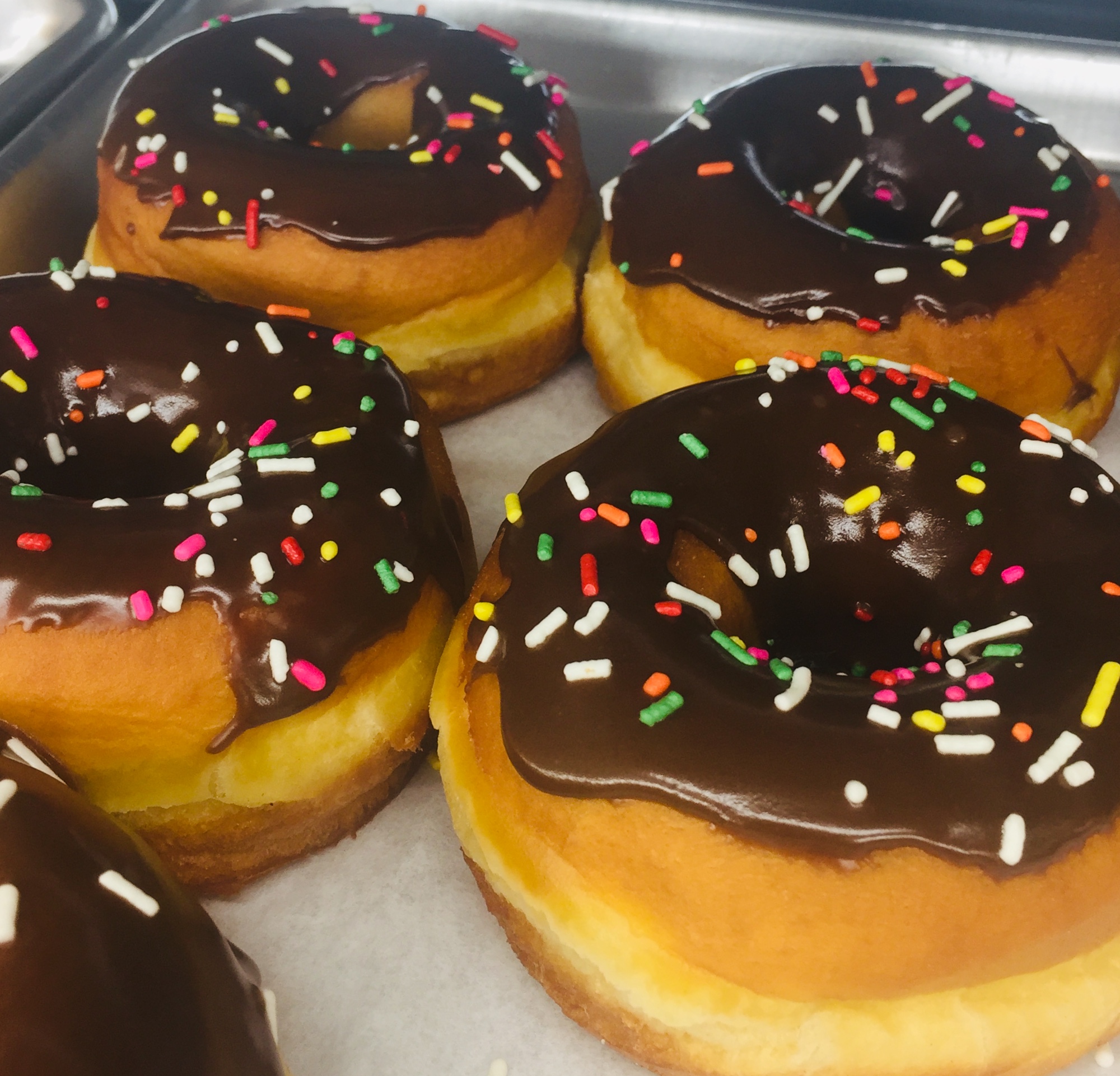 Donas de chocolate ( chocolate covered donuts)