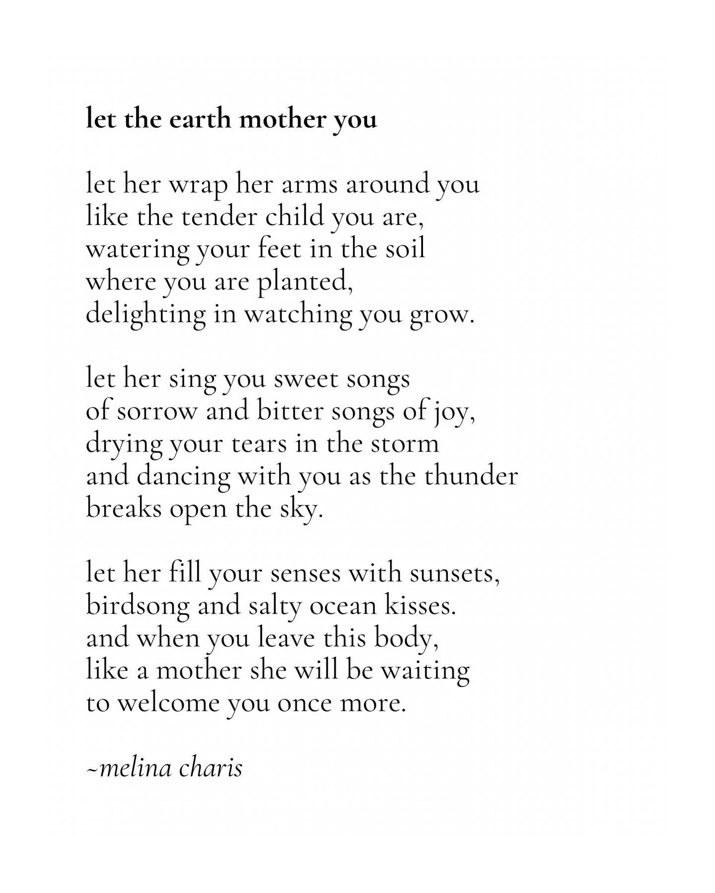 thank you Mother Earth 🌍