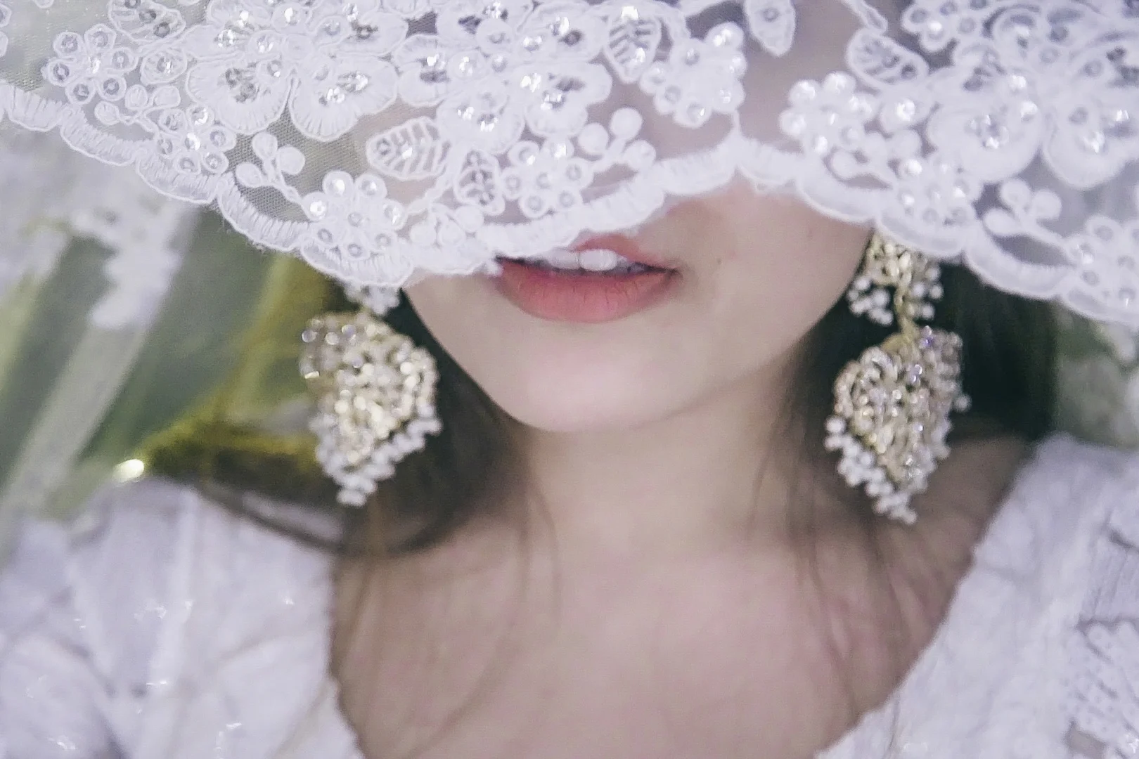 The day before their baraat , Ayesha and Ayaz perform a nikkah . The bride traditionally wears white on this day. During nikkah , the couple says their vows and signs their marriage contract. It is a very significant and legally binding occasion within Islamic culture. The bride traditionally wears white during this ceremony.