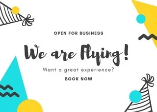 We are, Open for Business