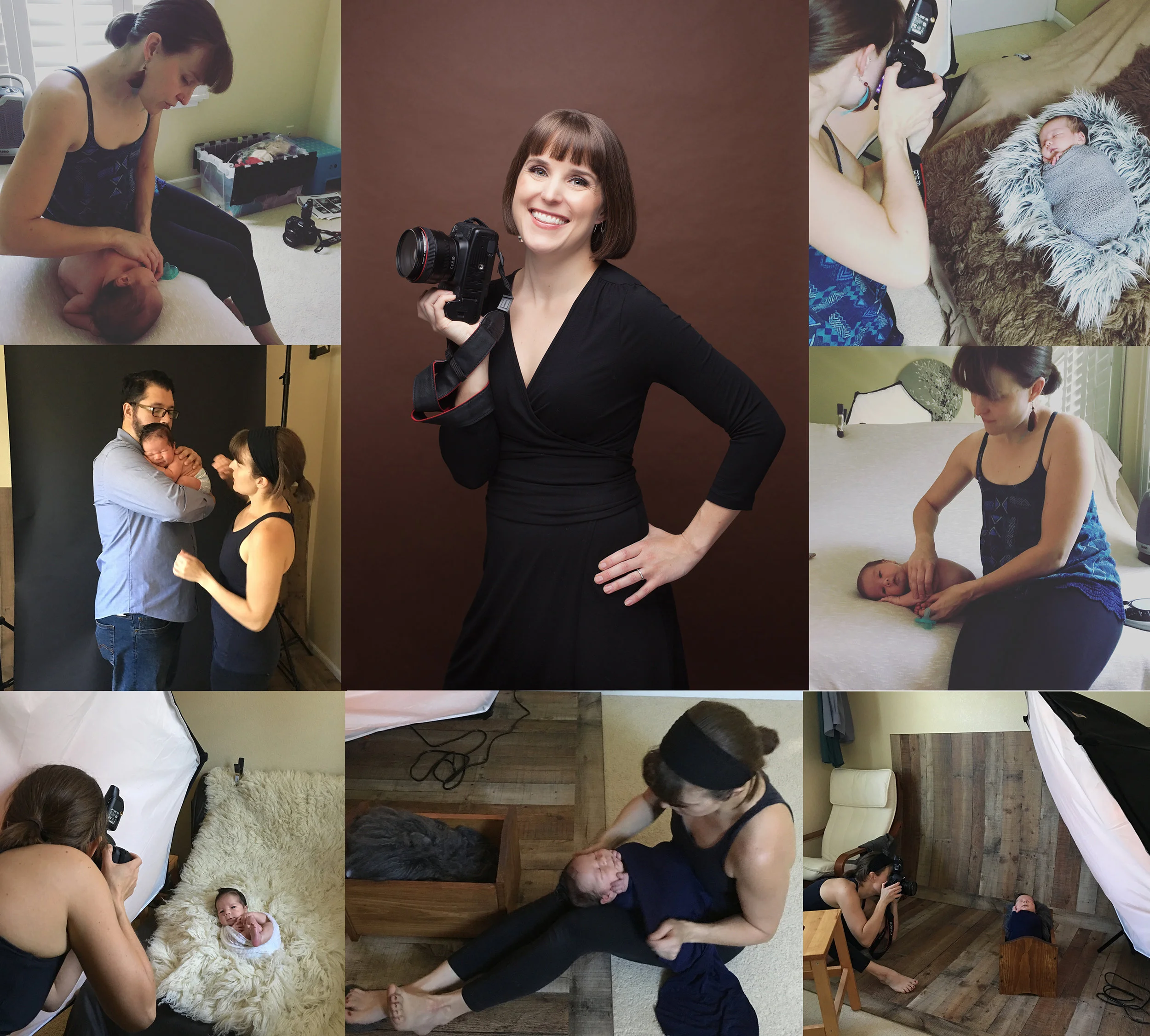 JuLIA CHRISTINA photographing newborns!!