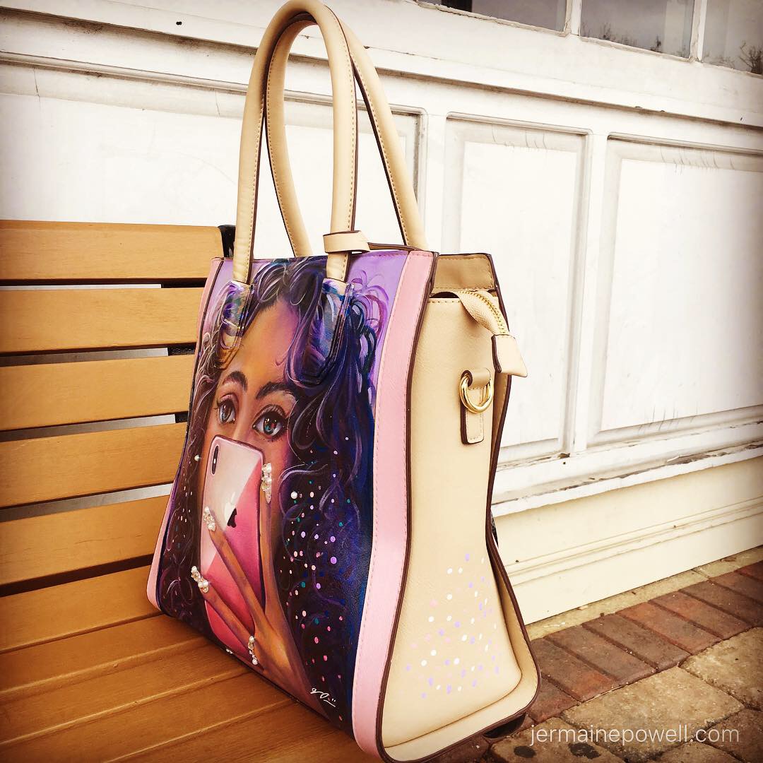 JP Jermaine Powell Custom Painted Handbags —