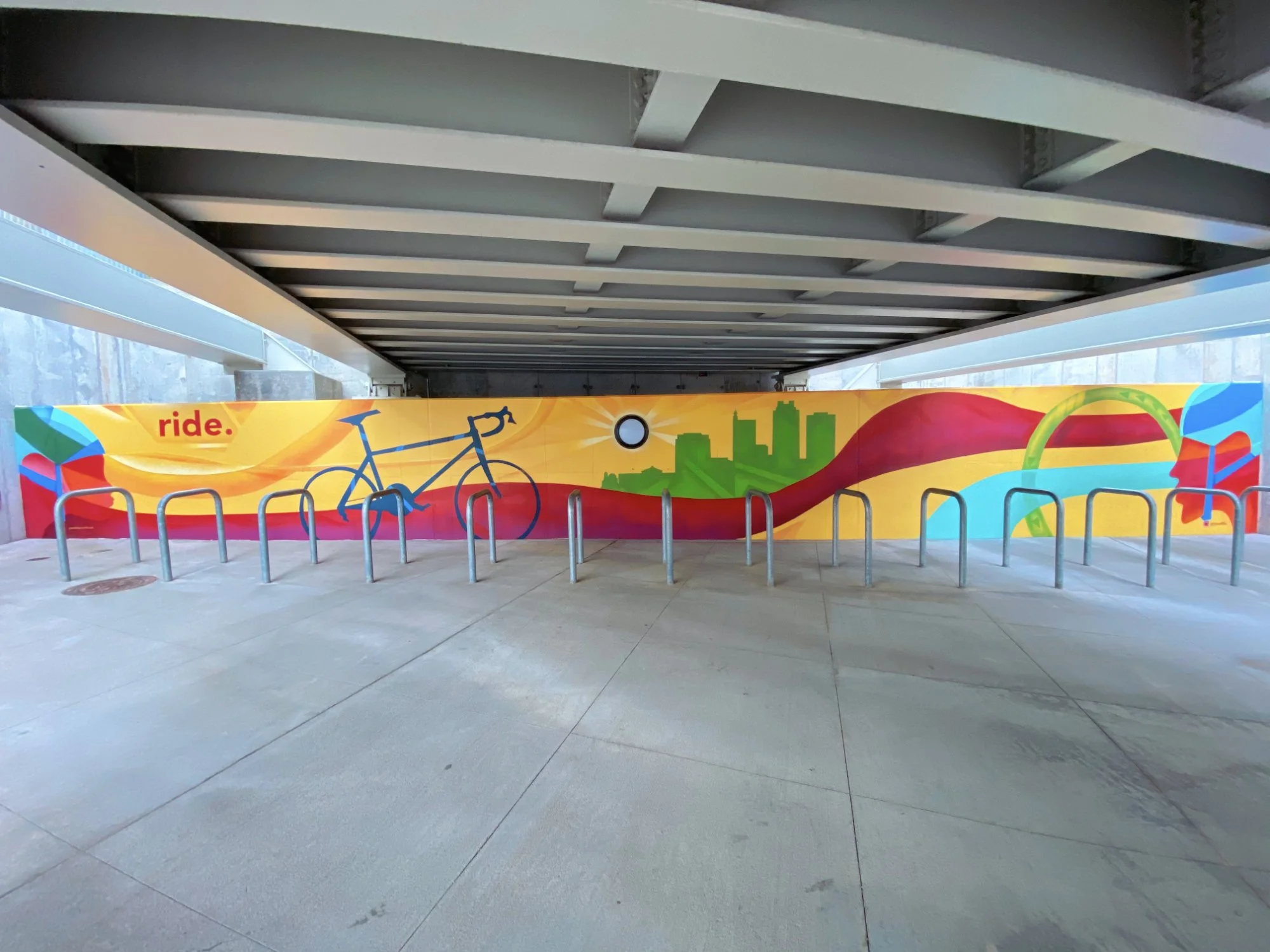 ride. Mural At Raleigh Union Station (Detail)