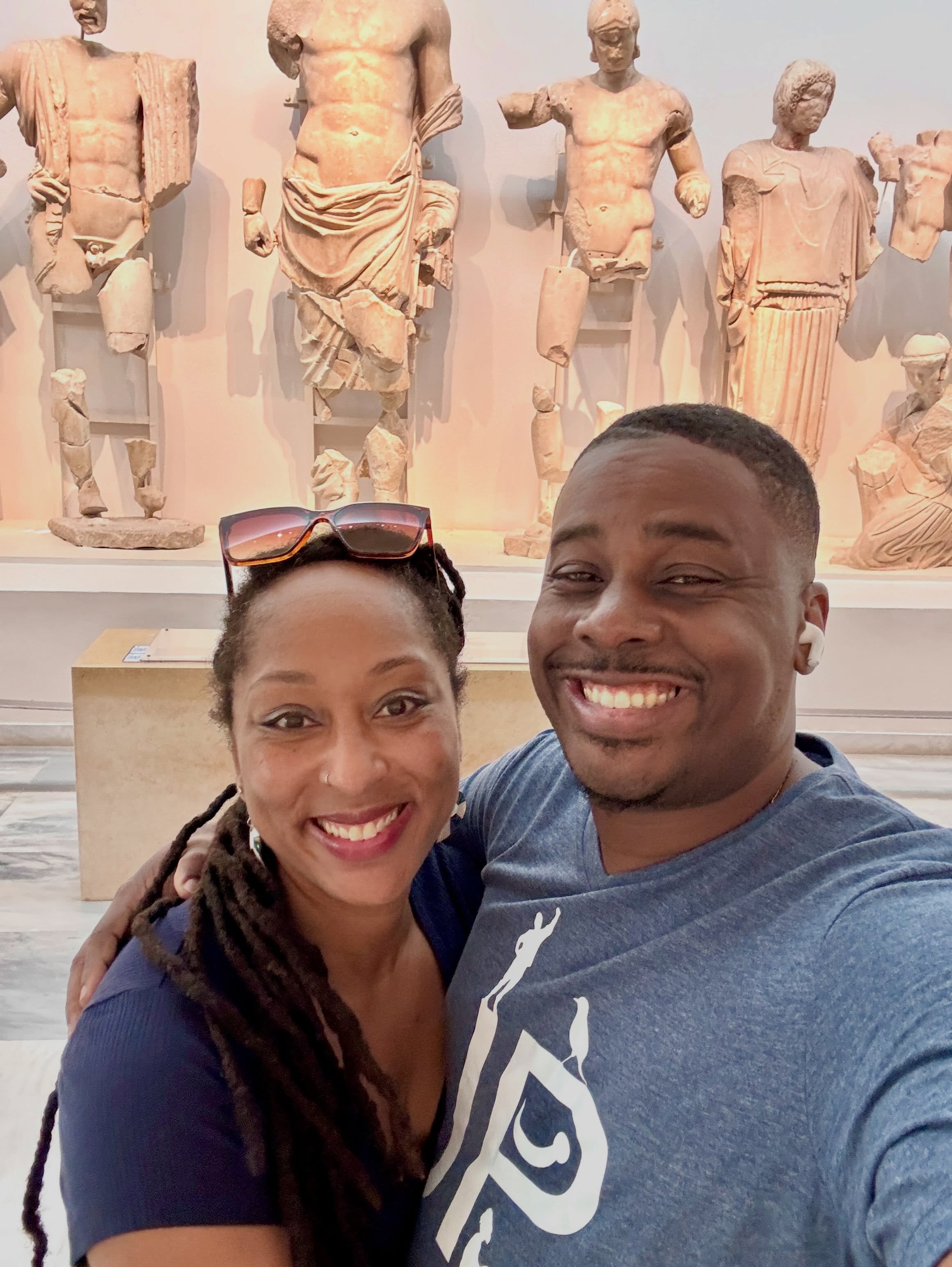Me and Trēēzy. 🇬🇷Olympia, Greece. Notes. The 1st Olympics. #leadershipreimagined 🥇