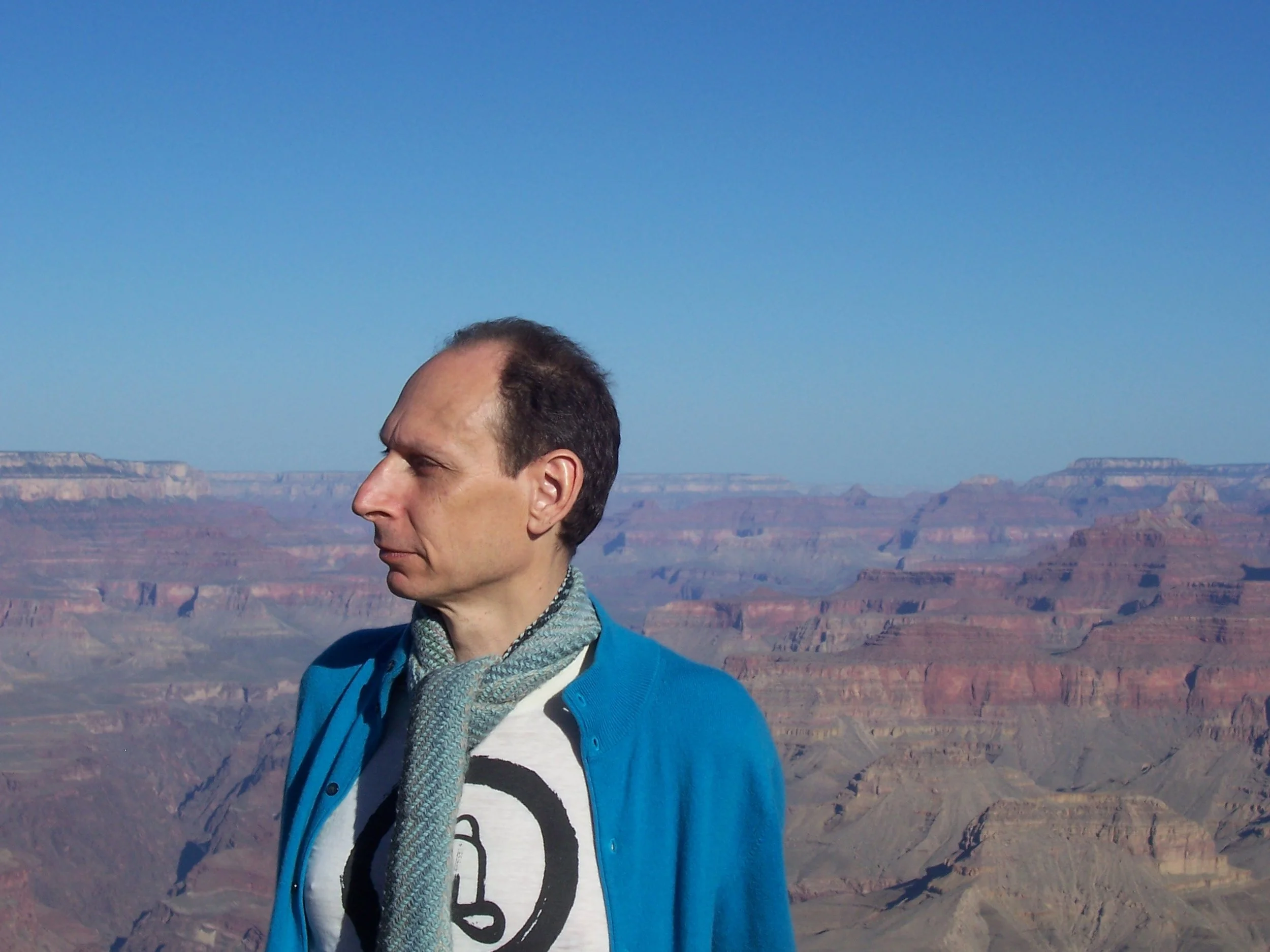 At the Grand Canyon in the summer of 2009