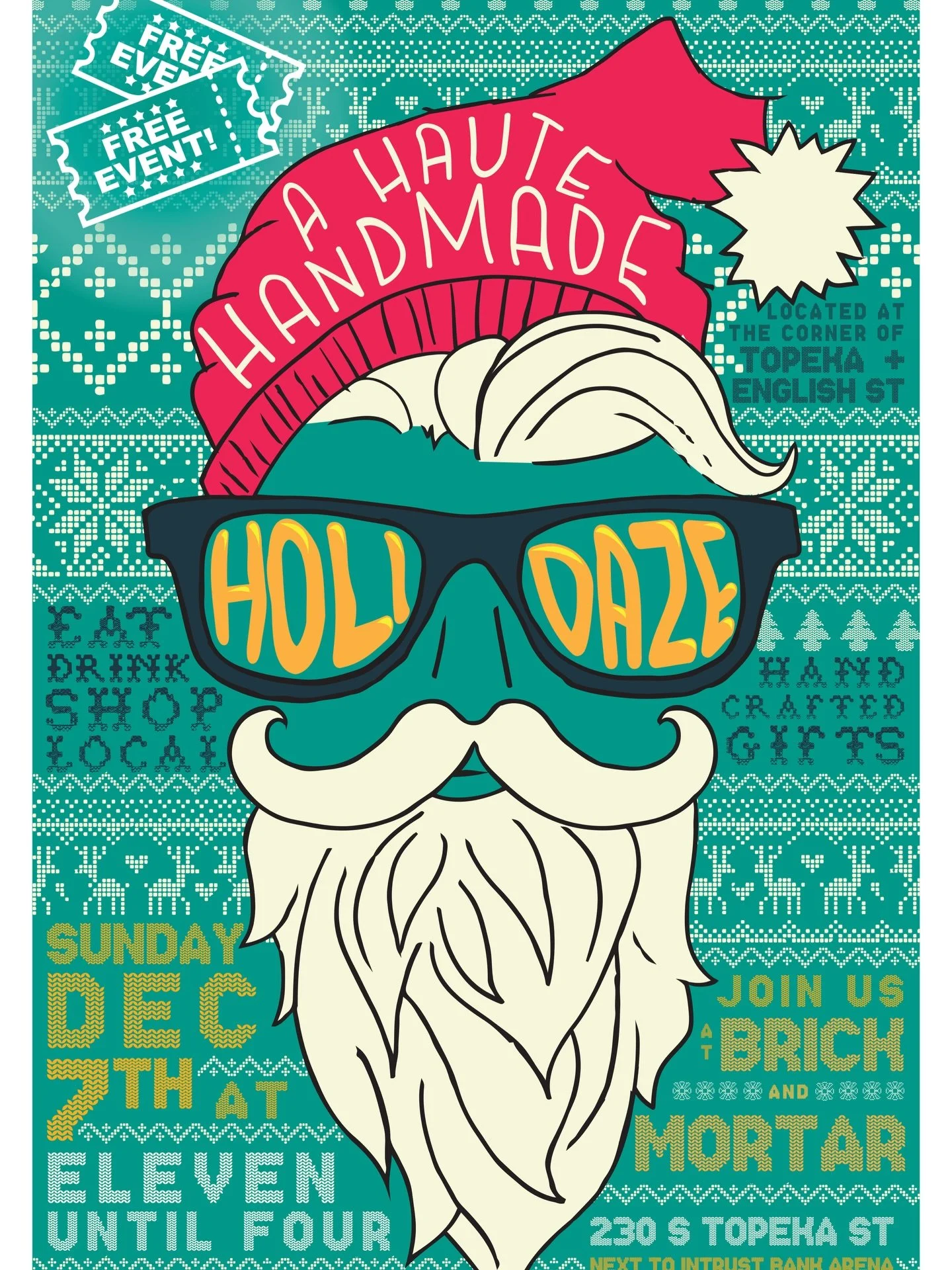 🎅✨ WICHITA &mdash; WE&rsquo;RE BACK FOR THE HOLIDAZE! ✨🎁
Join us Sunday, Dec 7th &bull; 11&ndash;4 at Brick &amp; Mortar (230 S Topeka St) for a FREE handmade holiday market bursting with creative makers, handcrafted gifts, local goods, and all the