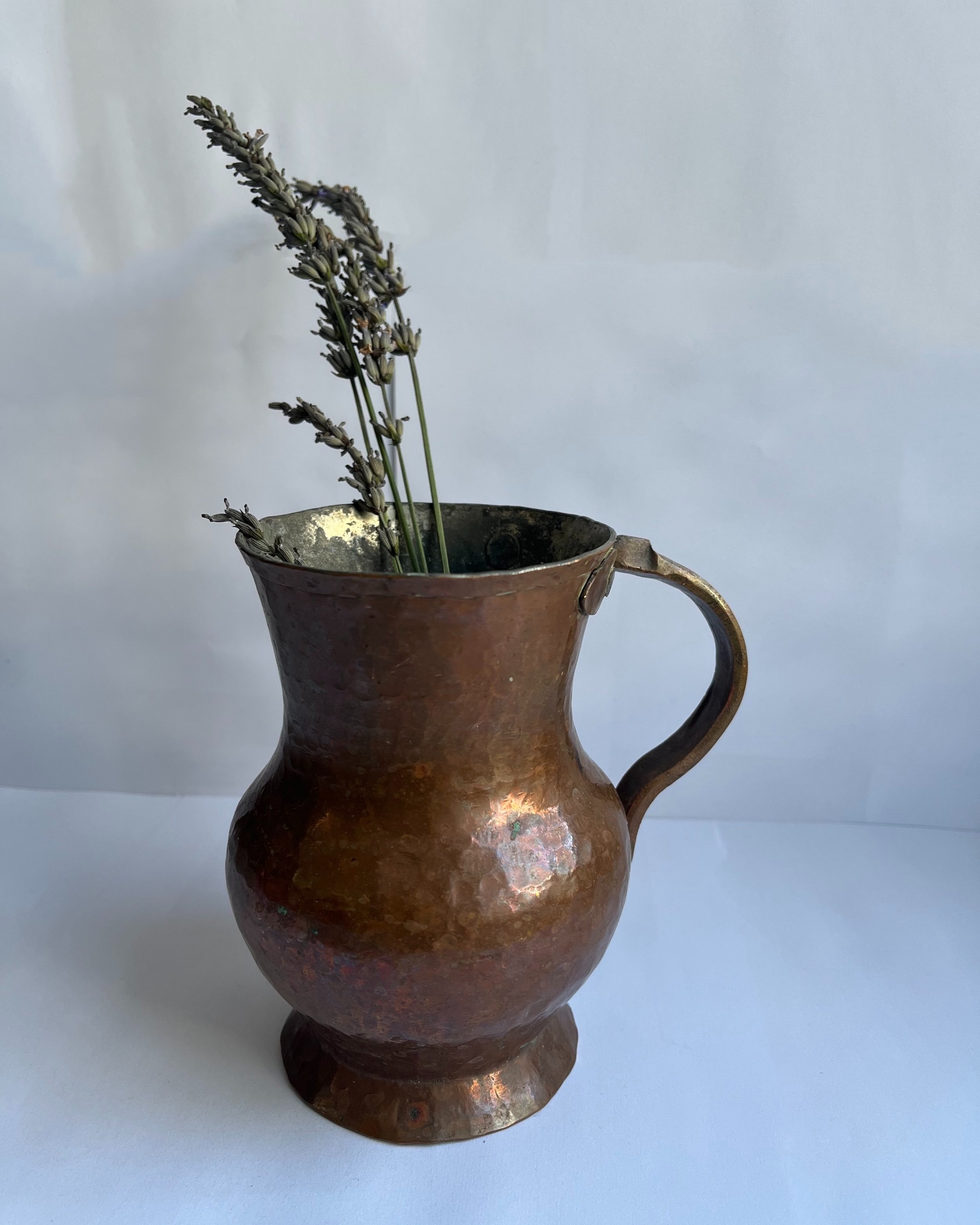 Hammered Brass Vase — Goldenrod Studios Design