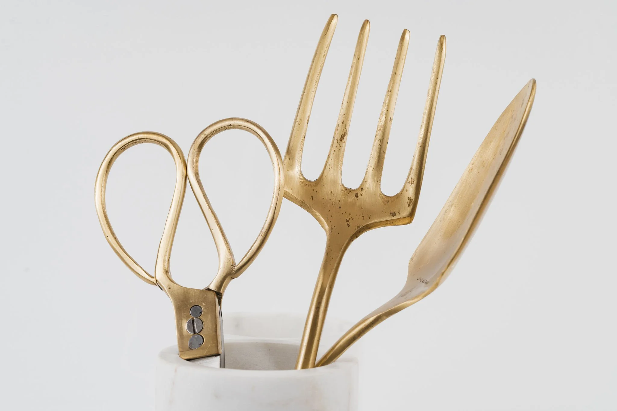 Sheers with Brass Handle