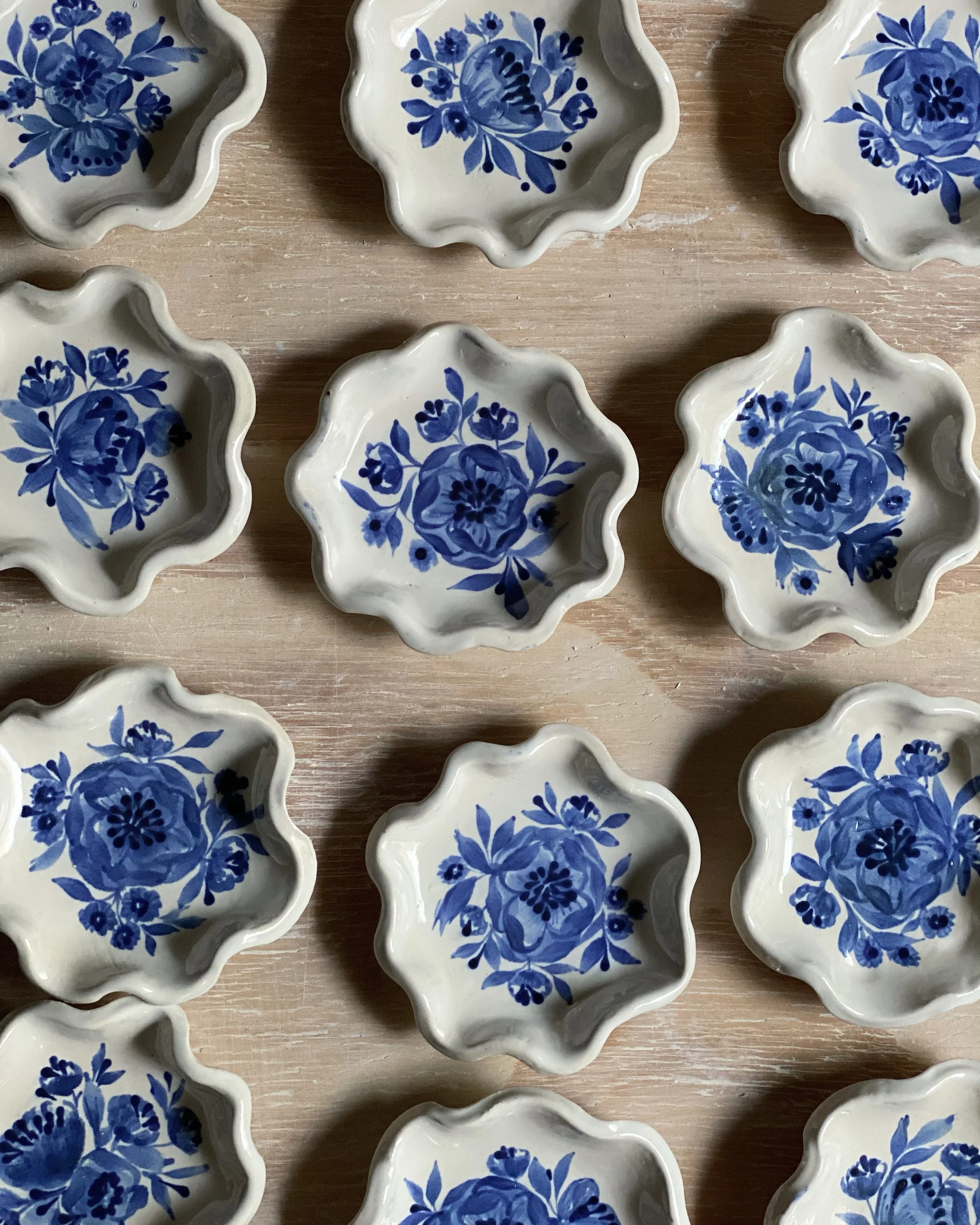 Pre-Order: Floral Ruffle Bow Ring Dish