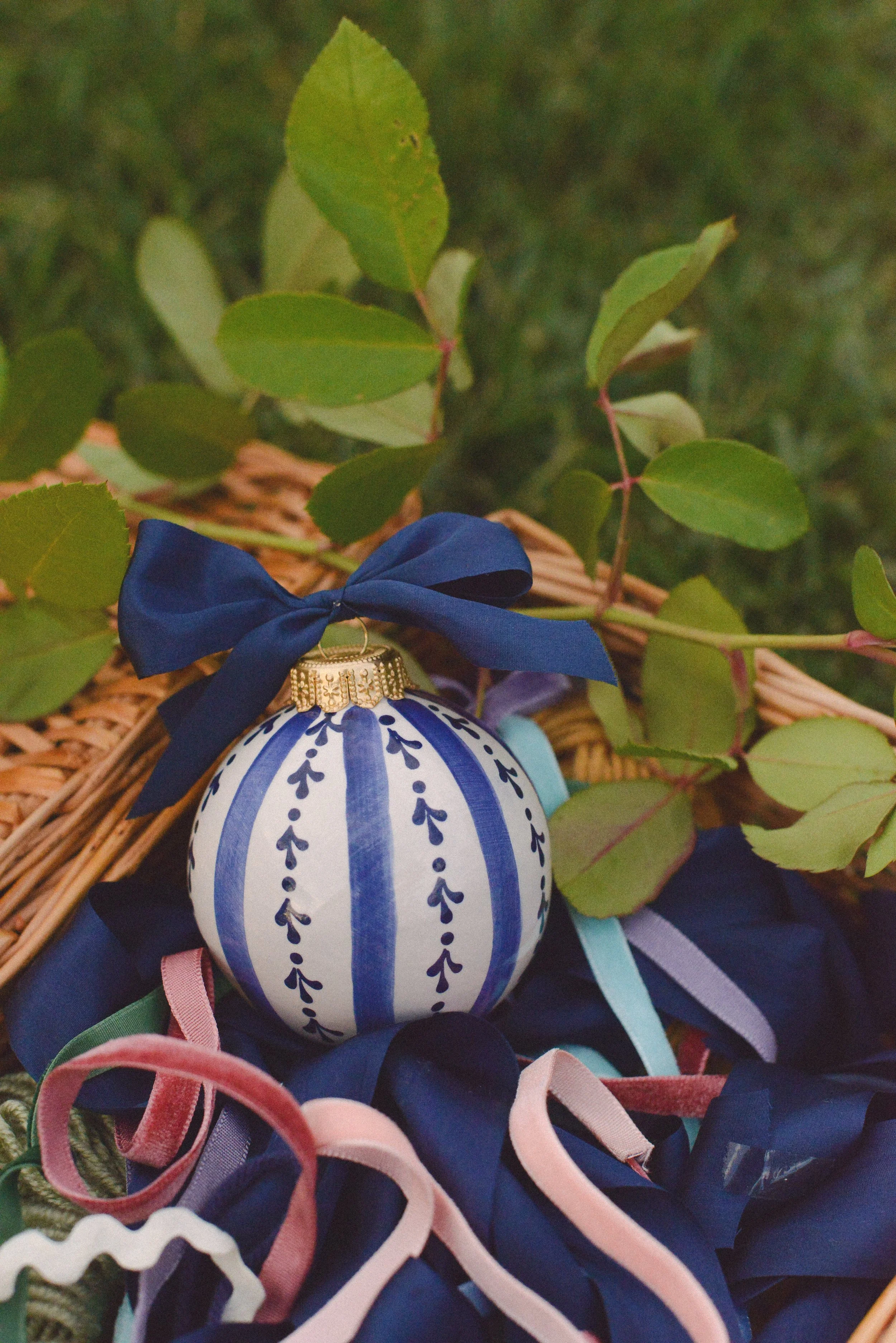 Pre-Order: Budapest Balloon Bauble with Stripes