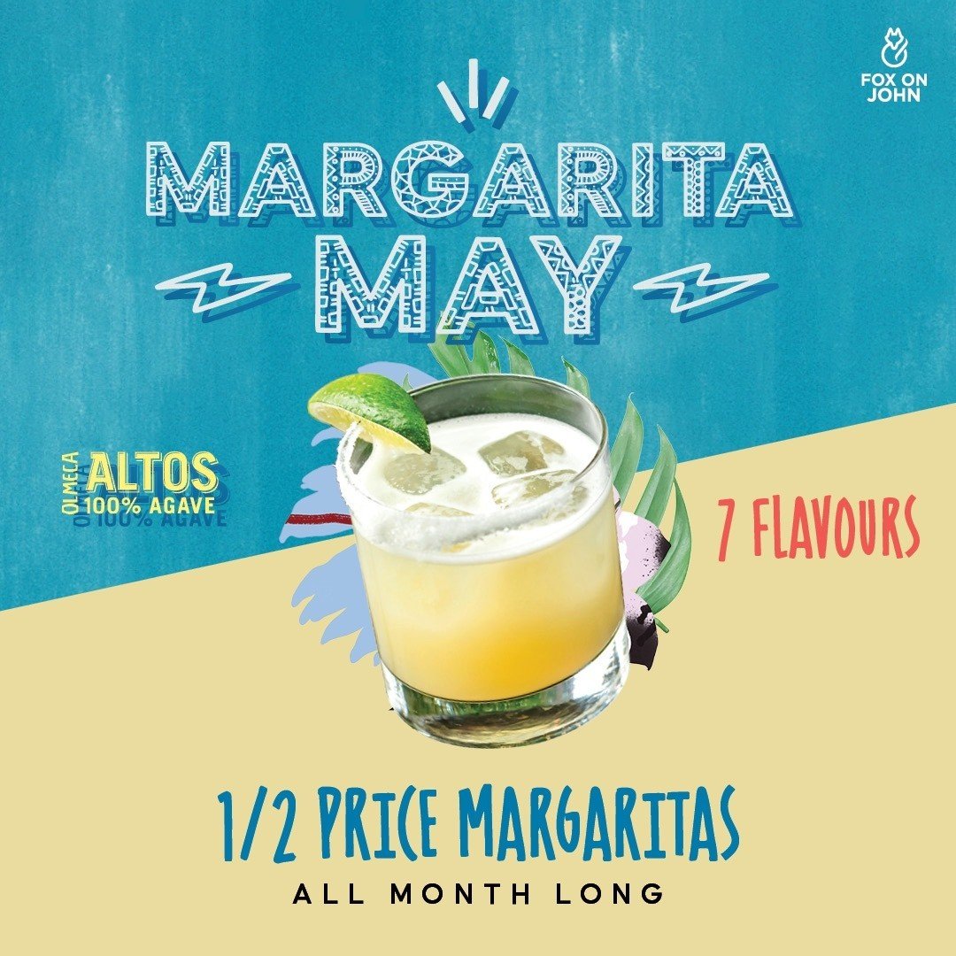 🍹 Margarita May is here! Sip on half-price margaritas all month long. 🌟 ⁠
⁠
Featuring @AltosTequila Reposado in seven signature flavours: Original, Guava, Pineapple, Mango, Grapefruit, Passion Fruit, Lychee, and Spicy. Don't miss out!⁠
⁠
Book a res