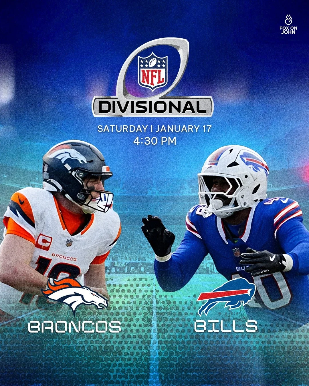 NFL DIVISIONAL ROUND WEEKEND AT Fox on John 🏈

This weekend is made for big plays, big screens, and bigger vibes.

Catch every NFL Divisional Round game at Fox on John with full sound, massive TVs, great food, and cold drinks.

TAILGATE SUNDAYS SPEC