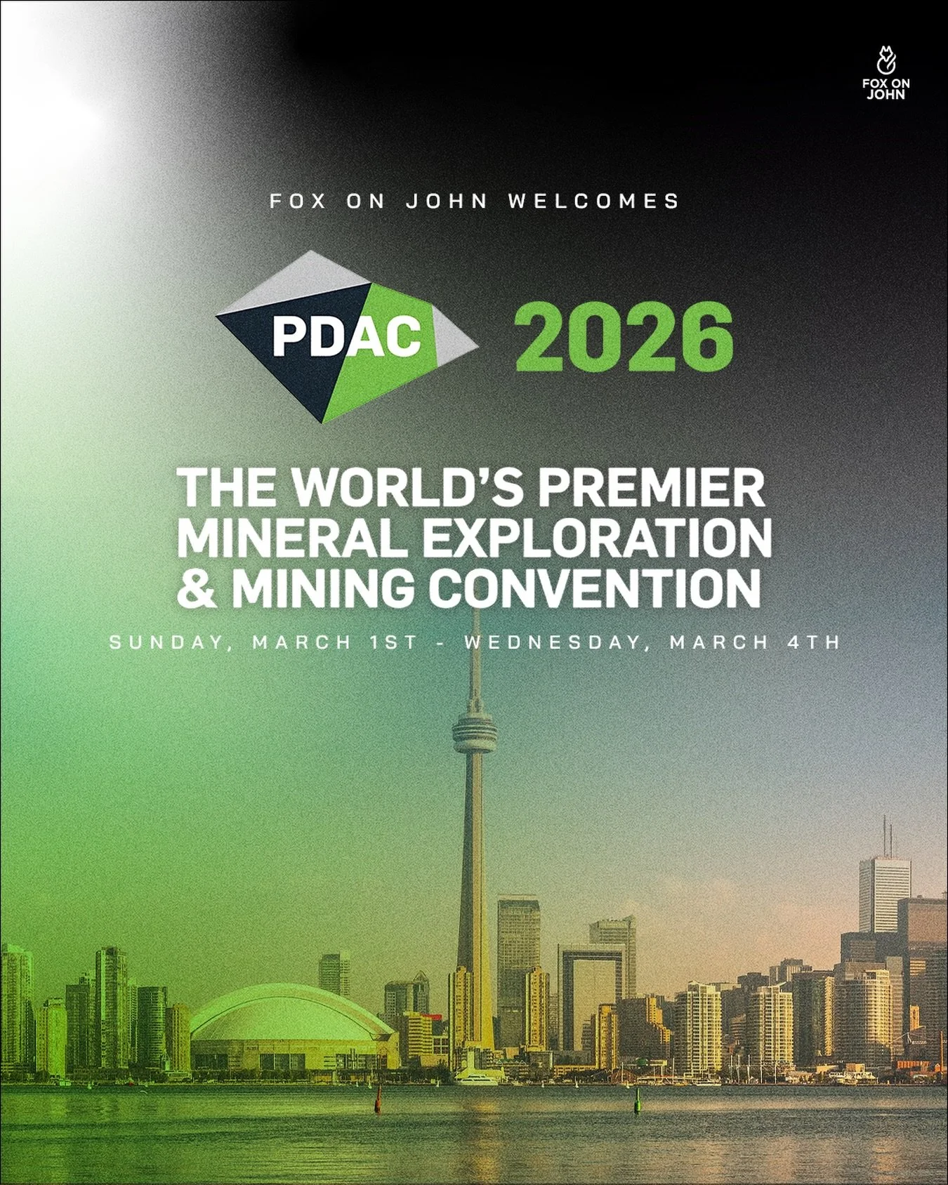 WELCOME TO TORONTO, PDAC 2026 ⛏️🇨🇦

In town for PDAC? Fox on John is just steps away and your go-to for pre-conference coffee, mid-day bites, client dinners, and post-show drinks.

From power lunches to late-night cocktails and bites until 2 AM, we