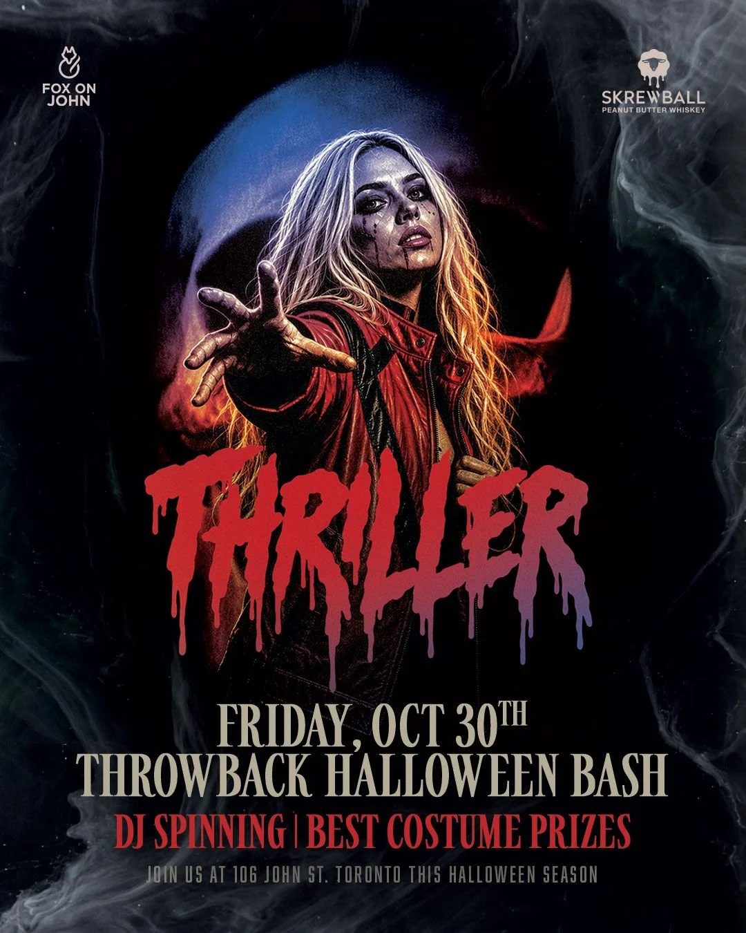 THIS HALLOWEEN, WE'RE BRINGING THE THRILLS BACK! 🔪🩸

Get ready for a night of throwback hits, killer costumes, and Halloween energy that keeps you on the dance floor until the early hours.

On Friday, October 30, Fox on John is turning up the scare