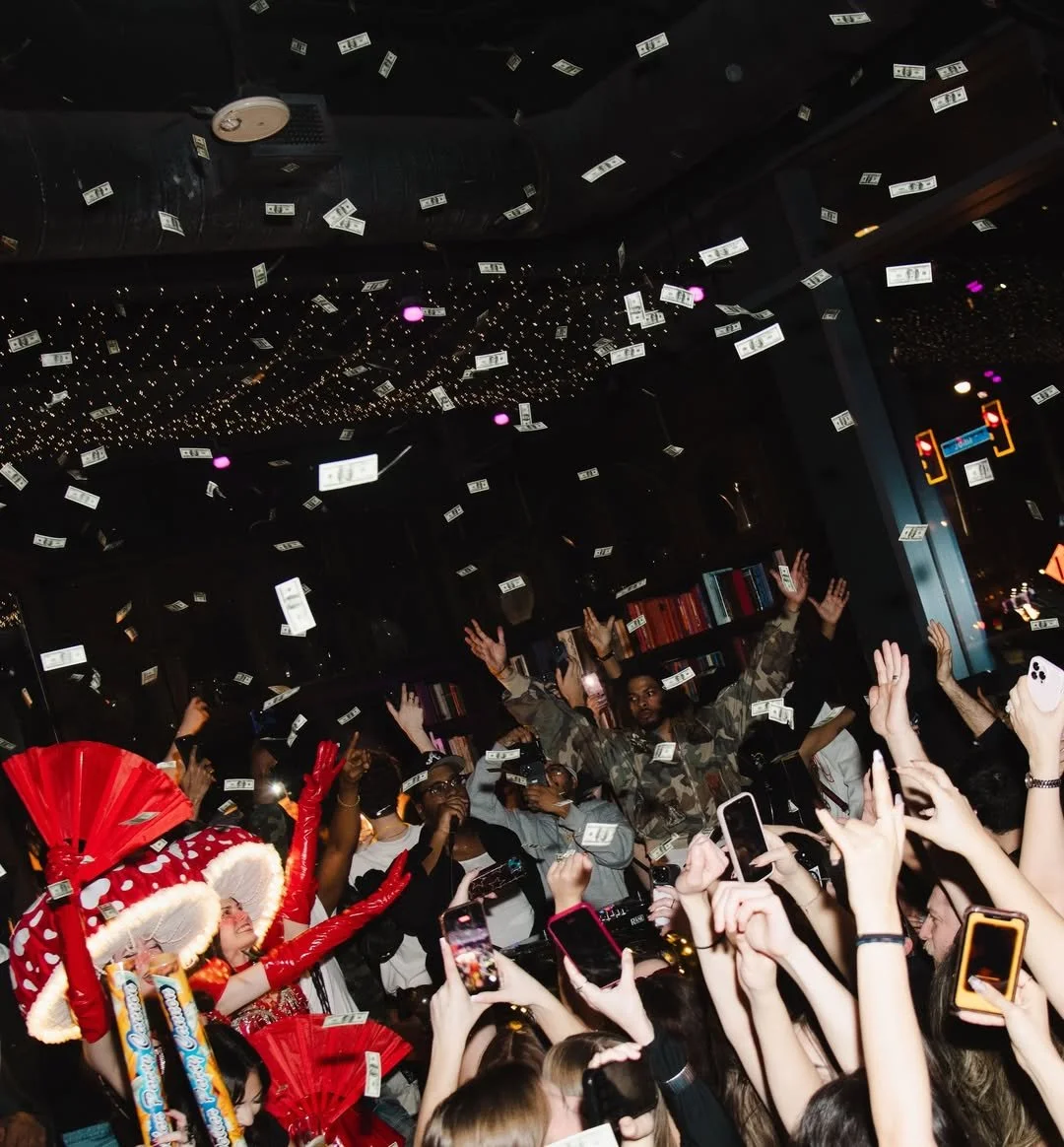 Guests partying inside Fox on John during a night out