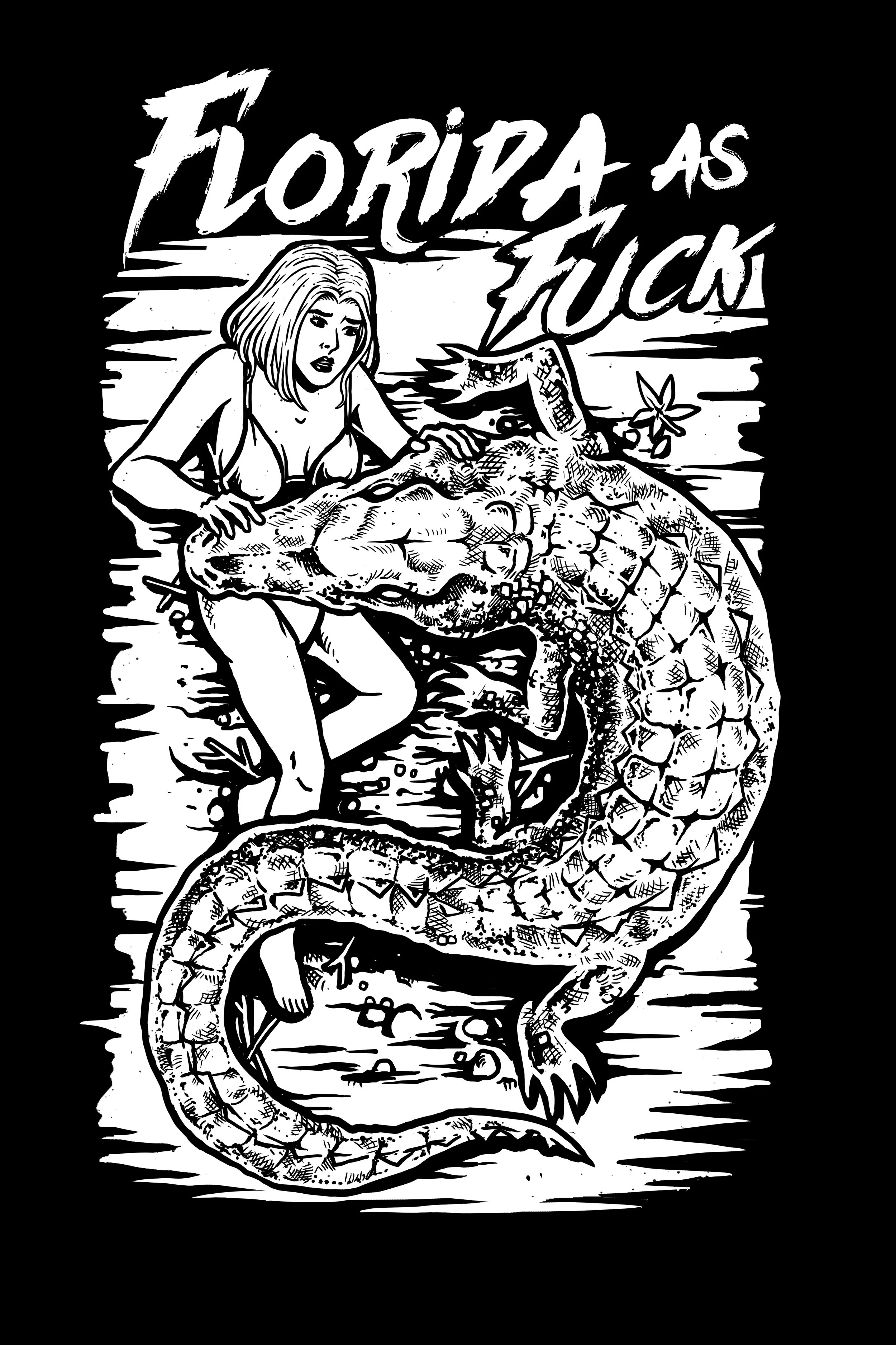 florida as fuck gator bite
