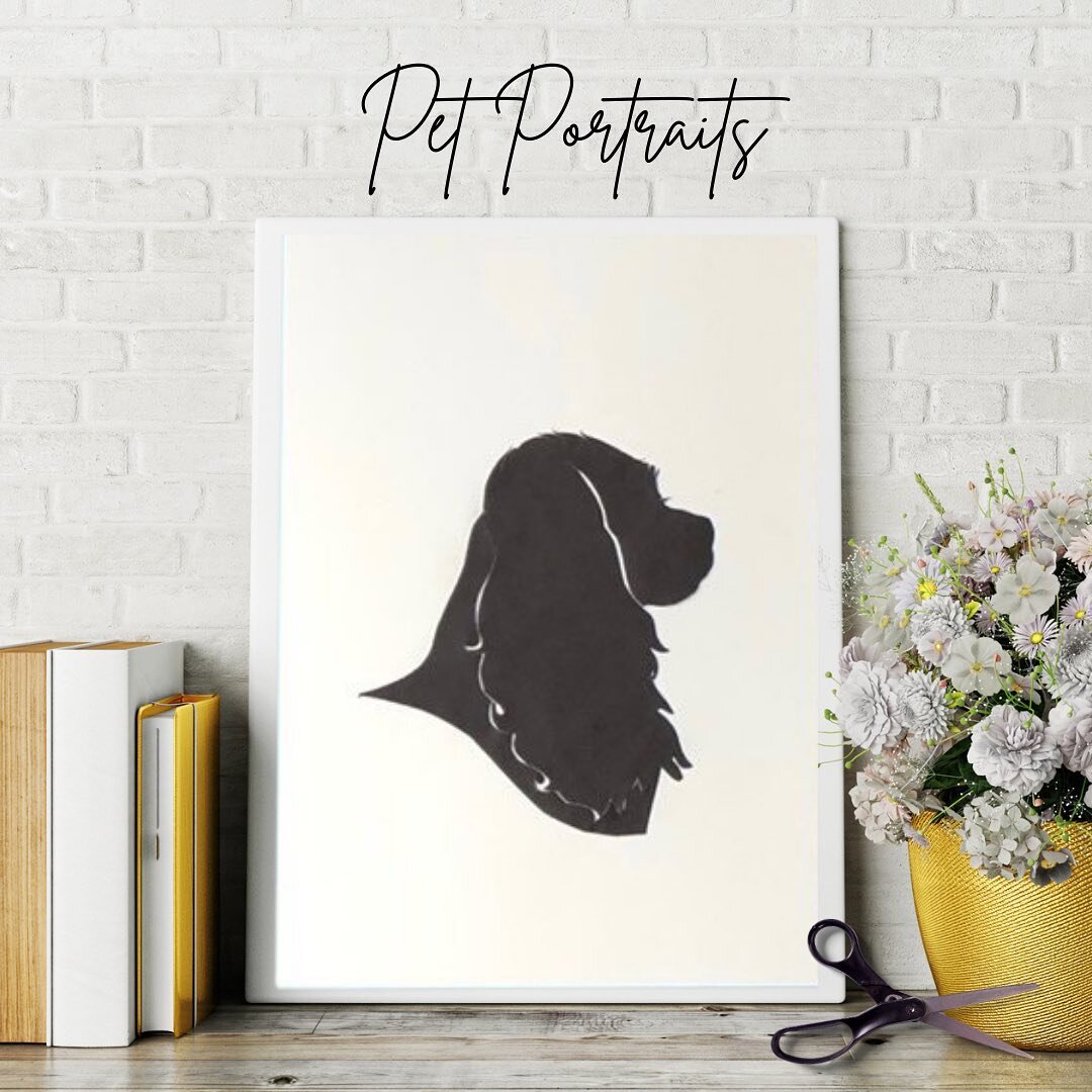 Calling ALL Dog Mom&rsquo;s out there! 
We are so proud to partner with master silhouette artist Carl Johnson @cutarts for a LIVE virtual event where we will be creating hand cut silhouette portraits. That&rsquo;s right!! You&rsquo;ve read it right! 