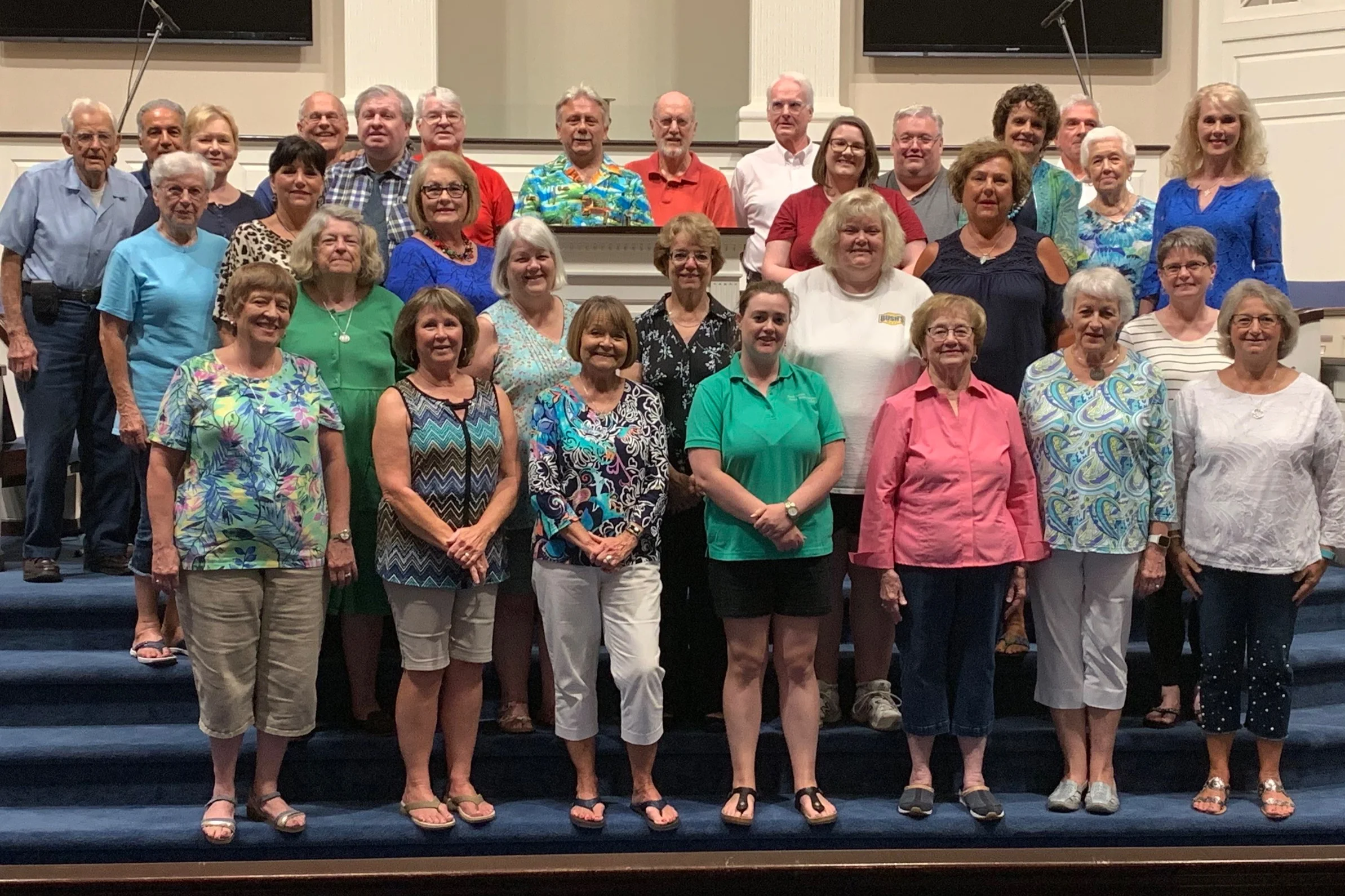 the 2019 Community Choir at rehearsal