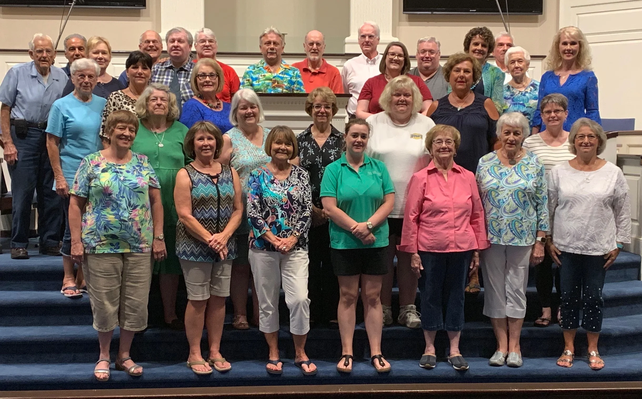 The 2019 Community Choir at rehearsal