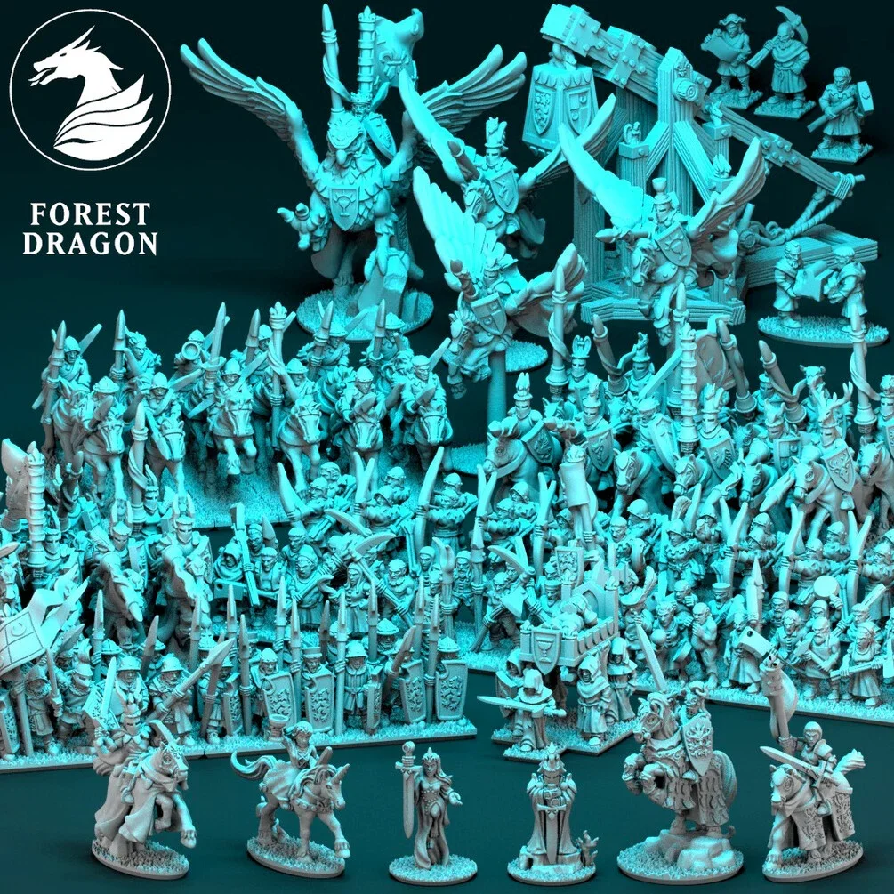 10mm Wargame Miniature Units (Arthurian Knights)