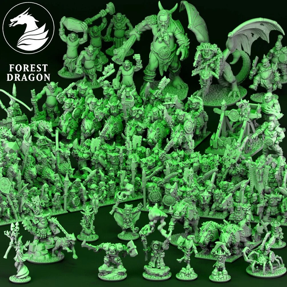 10mm Wargame Miniature Units (Ork and Goblins)
