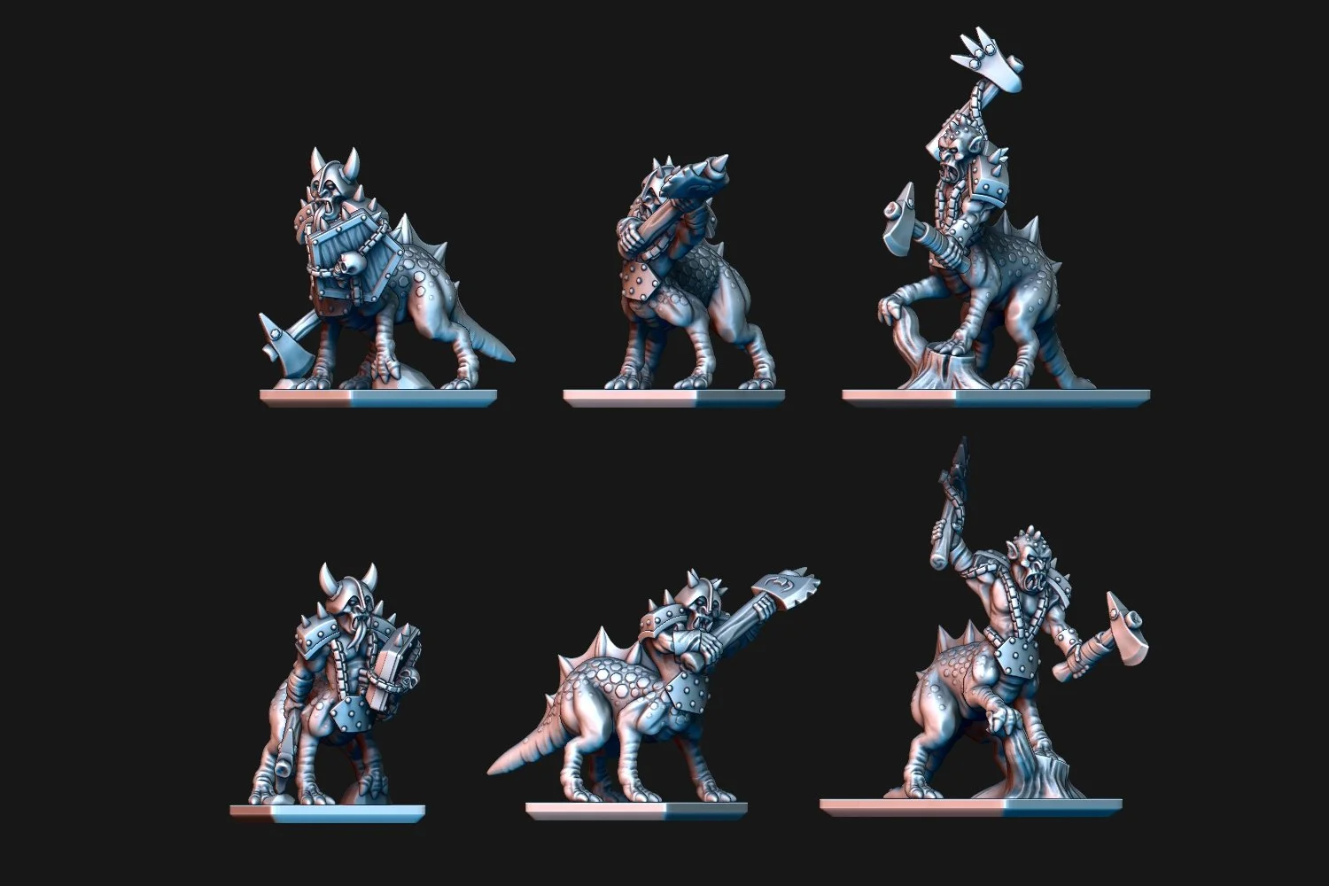 10mm Wargame Miniature Units (Beastmen)