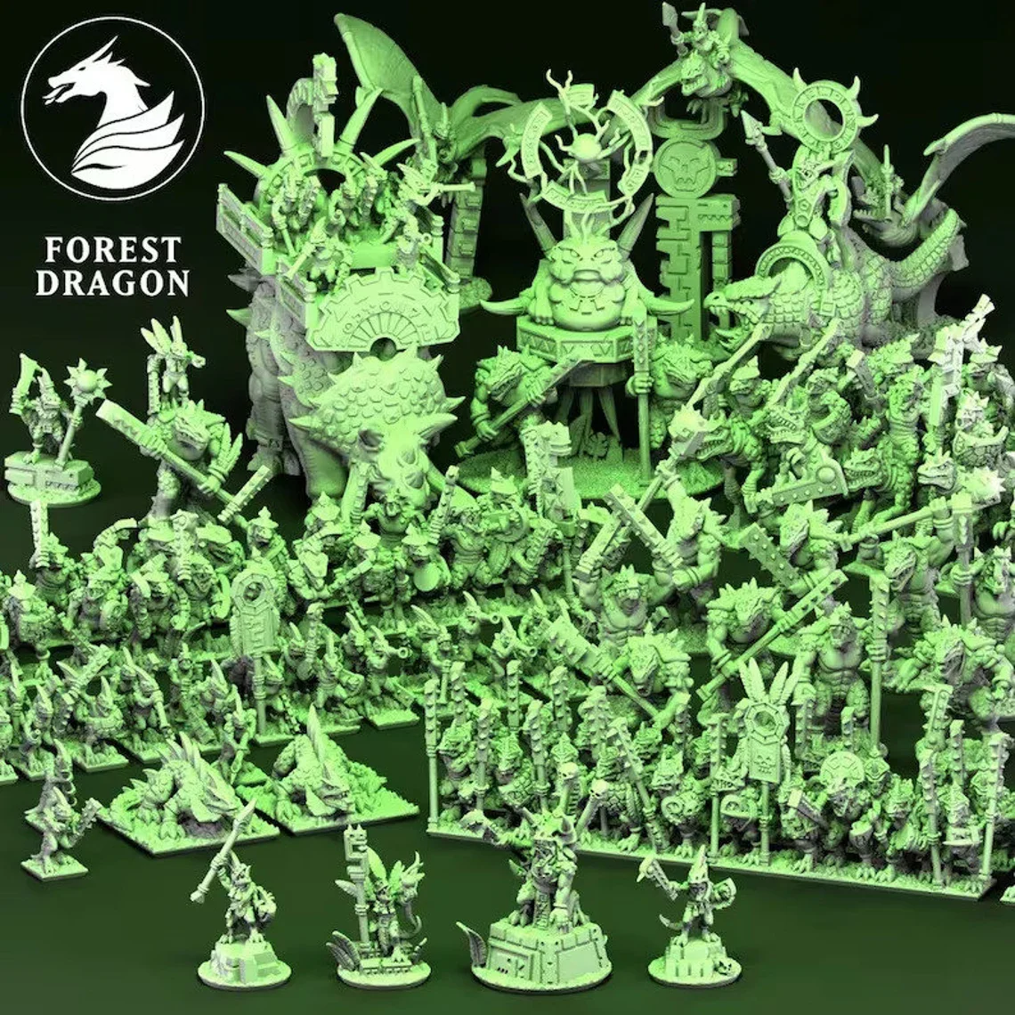 10mm Wargame Miniature Units (Lizardmen)