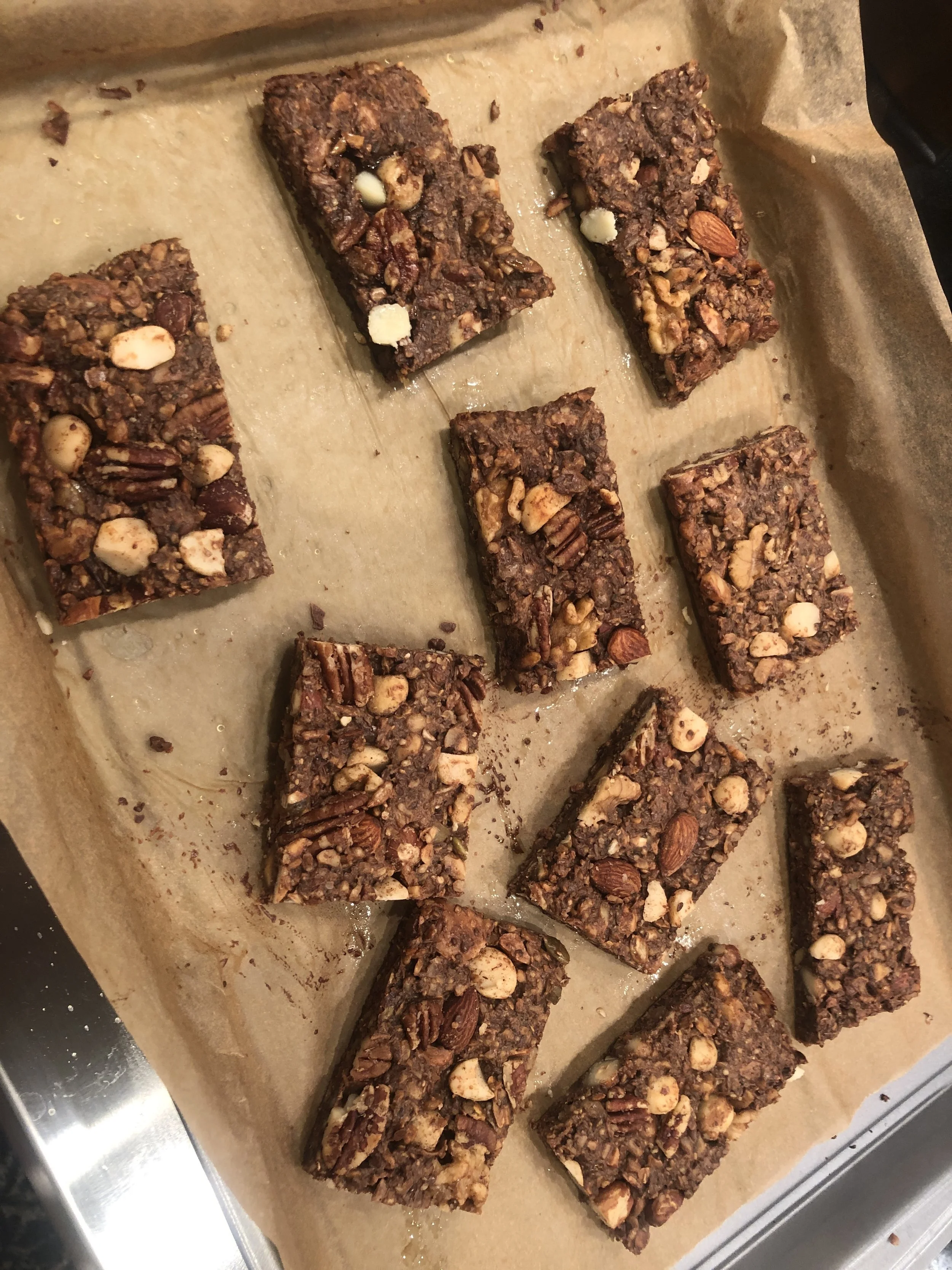 easy to cut into varying sizes of bars :-)