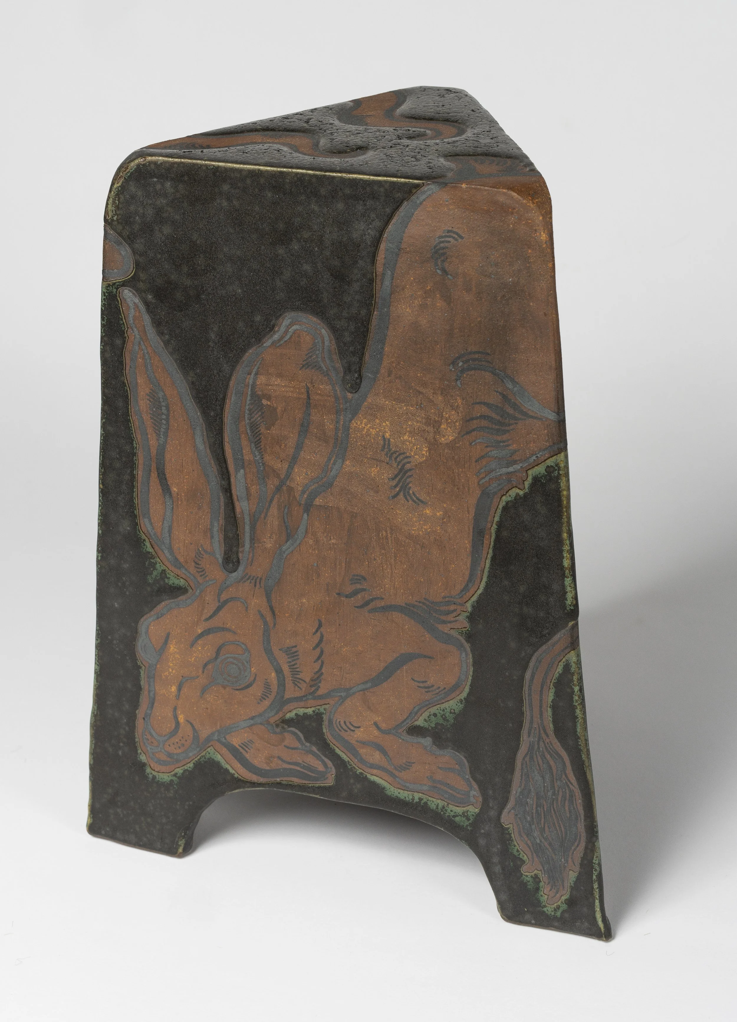 bull hare stool, 2025