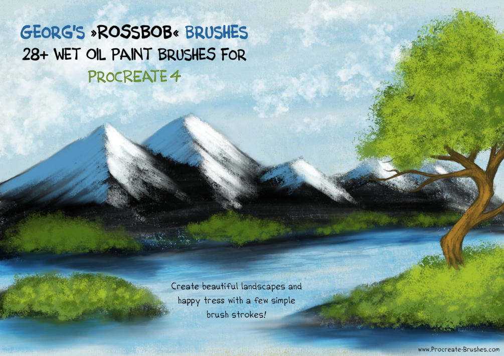 ROSSBOB Brushes: 30+ Wet Oil & Paint Brushes